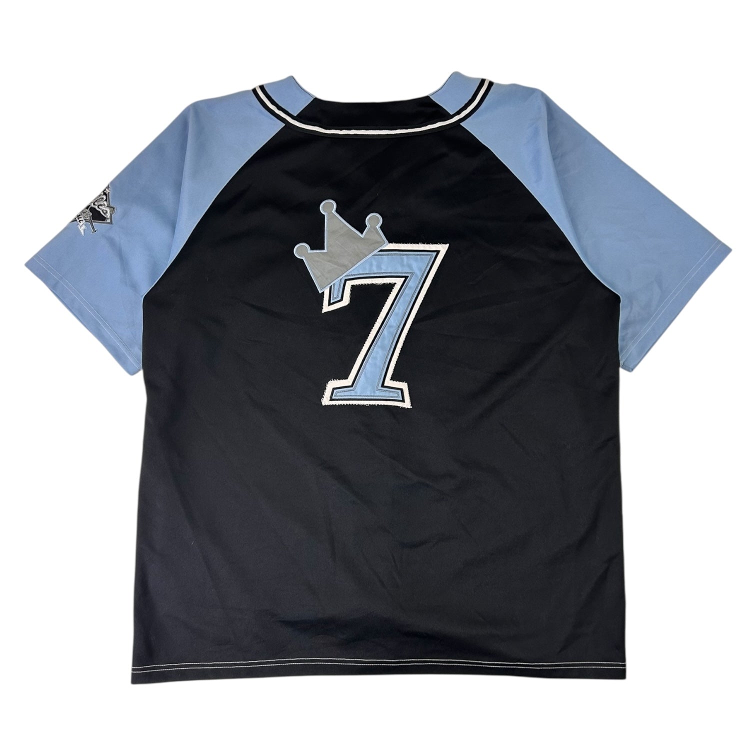 Vintage Underdawg Hollis Baseball Jersey Navy/Baby Blue