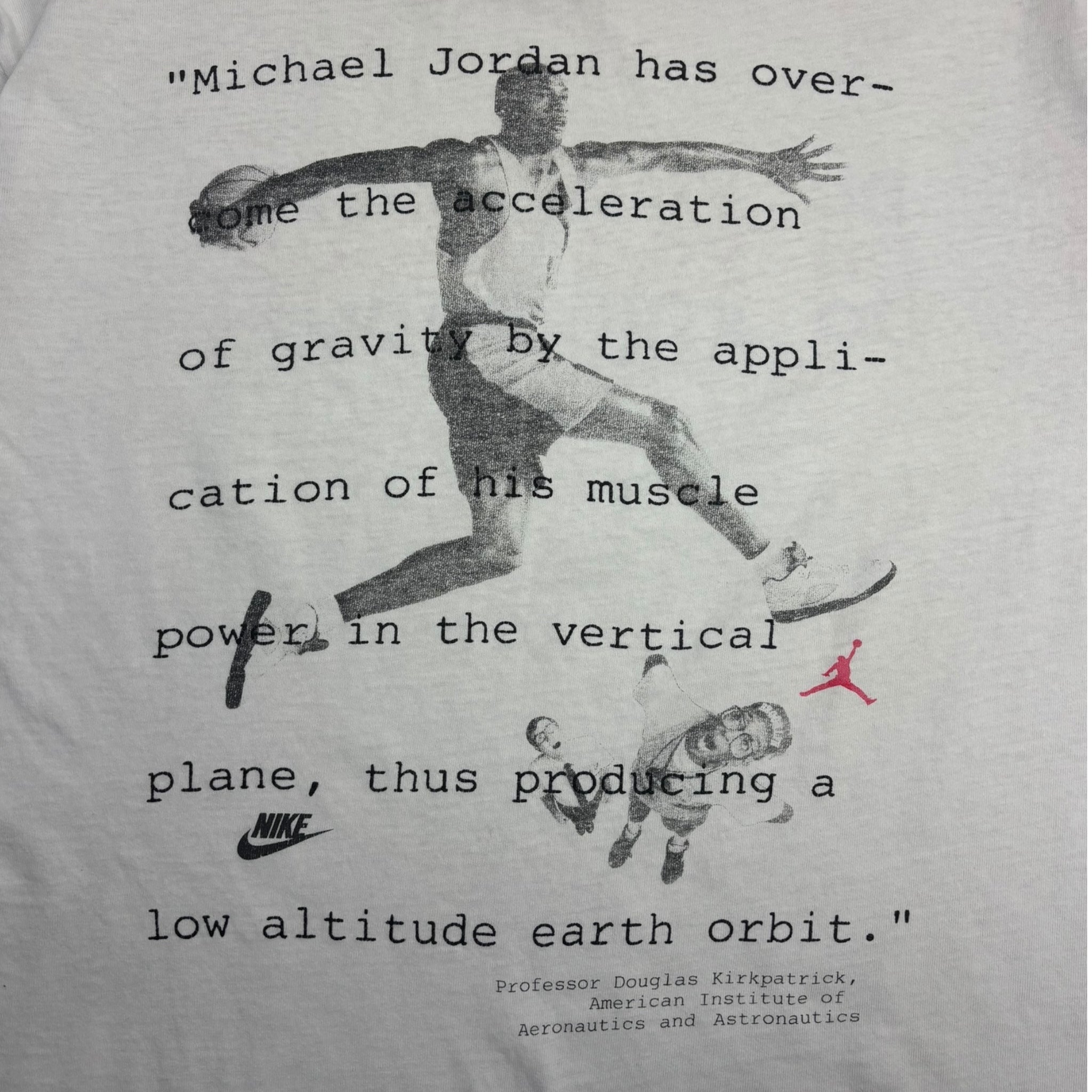 Vintage 90s Nike Michael Jordan “Do You Know?” Nike T-Shirt