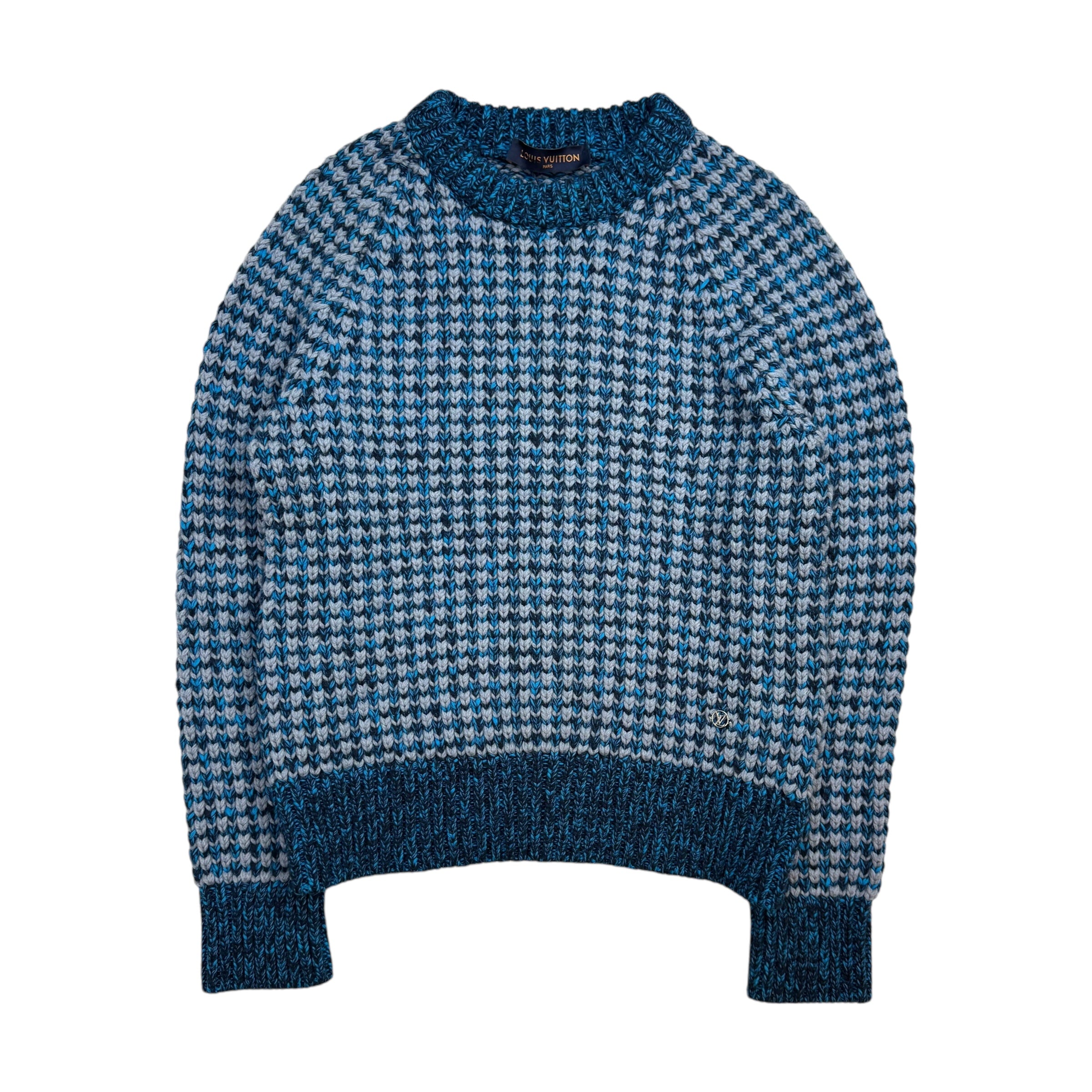 Louis Vuitton Stripped Raglan Crewneck Marine