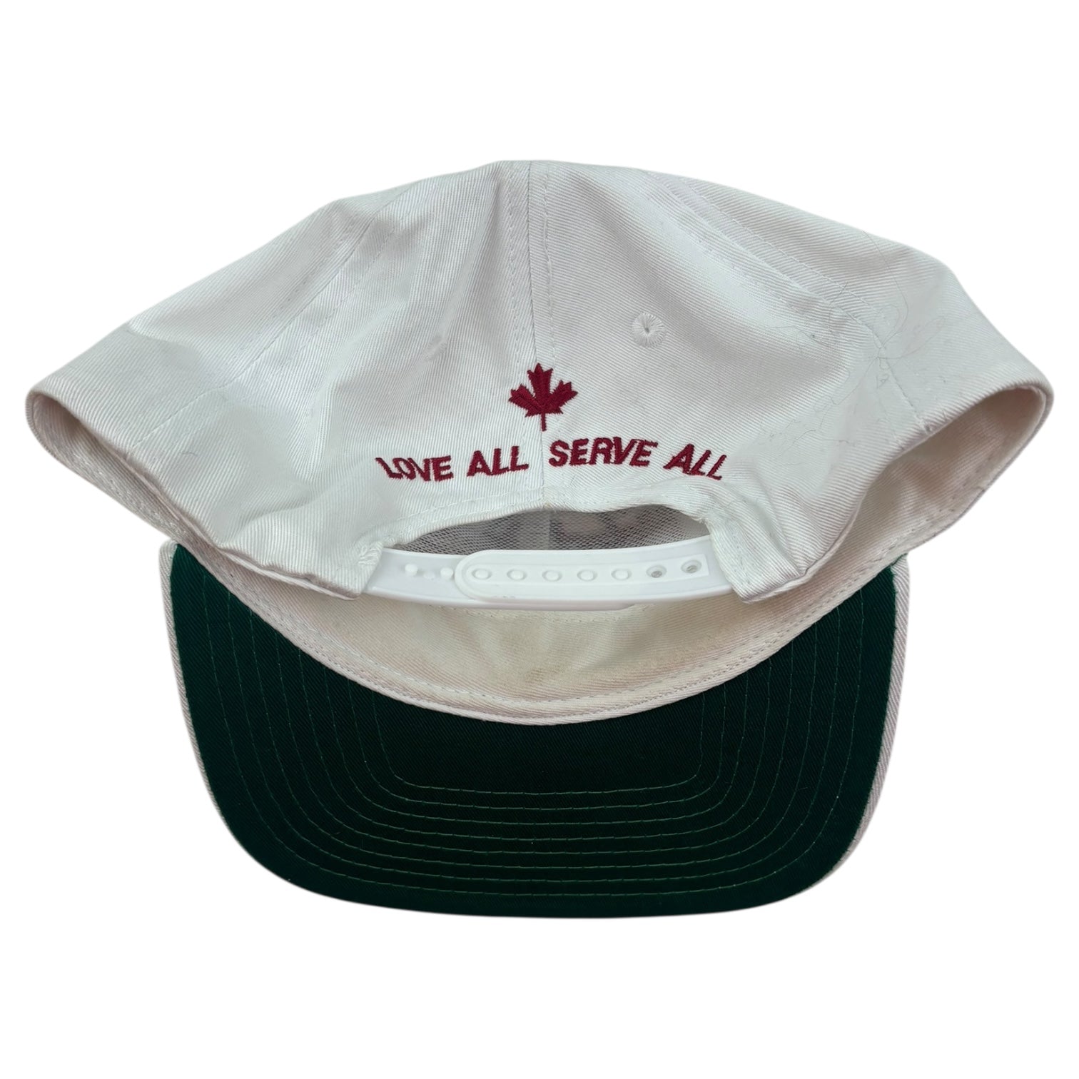 Vintage Hard Rock Cafe Whistler Snap Back Hat White