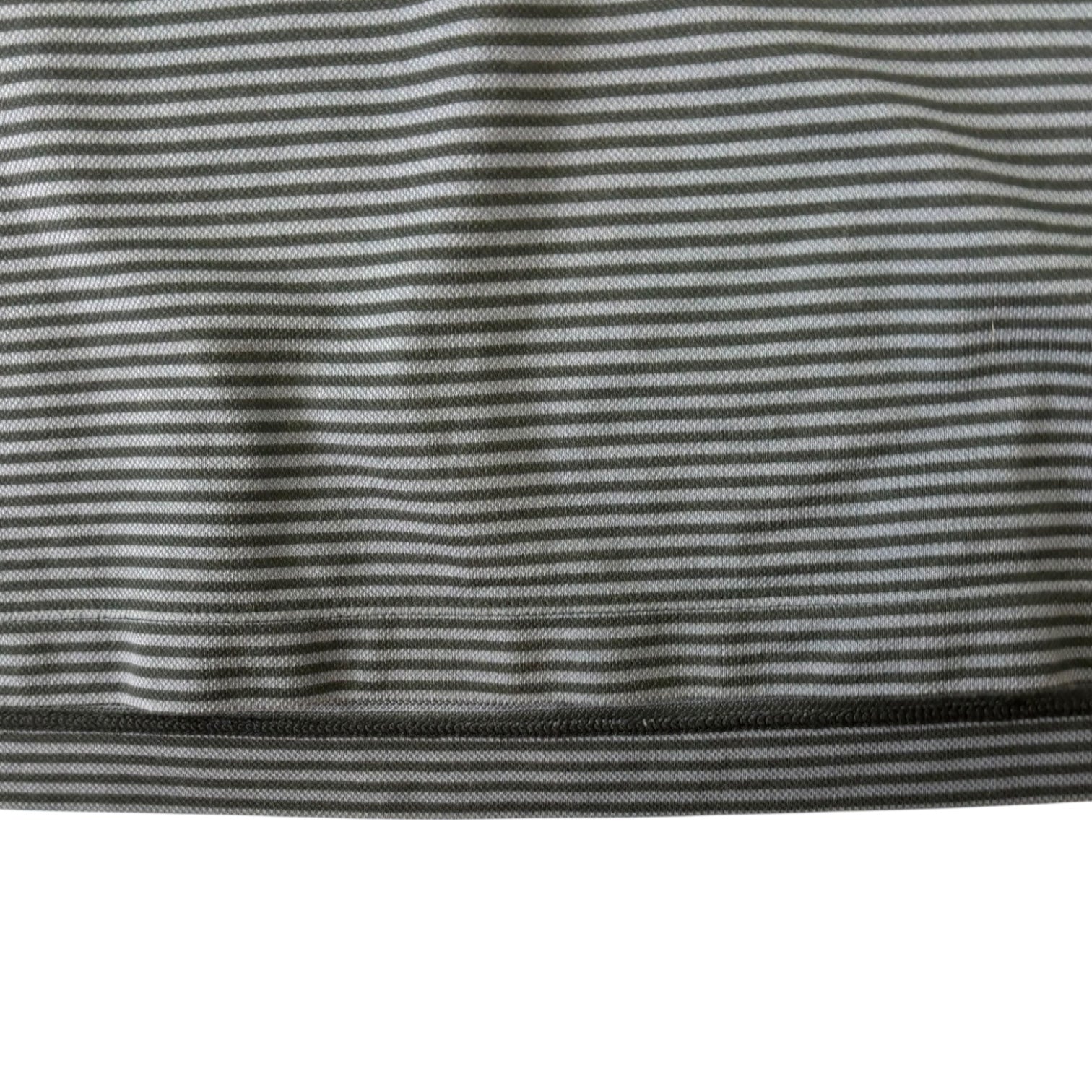 JW Anderson x Uniqlo Striped Dry Pique Polo T-Shirt Blue