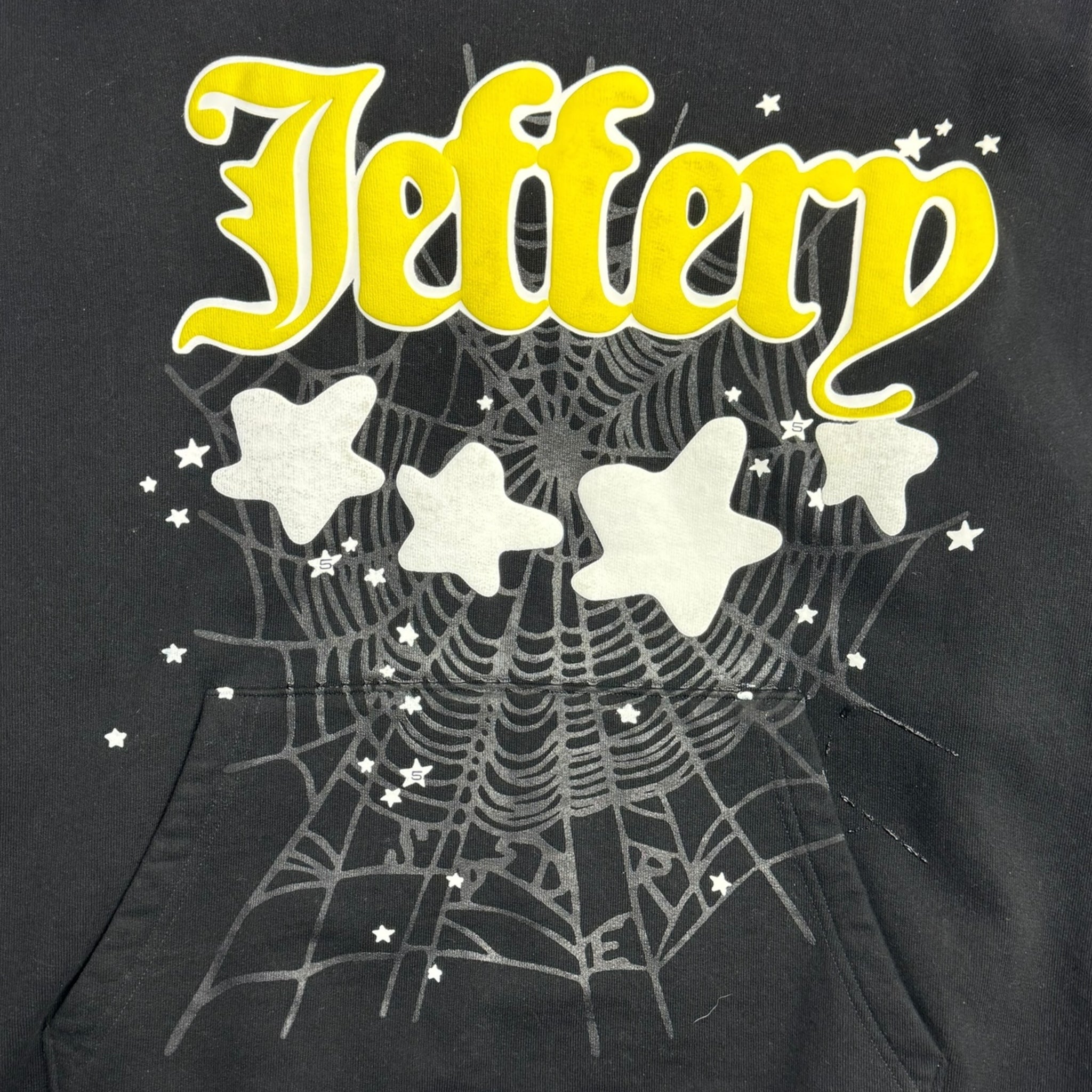 Sp5der Jeffrey Black Hoodie
