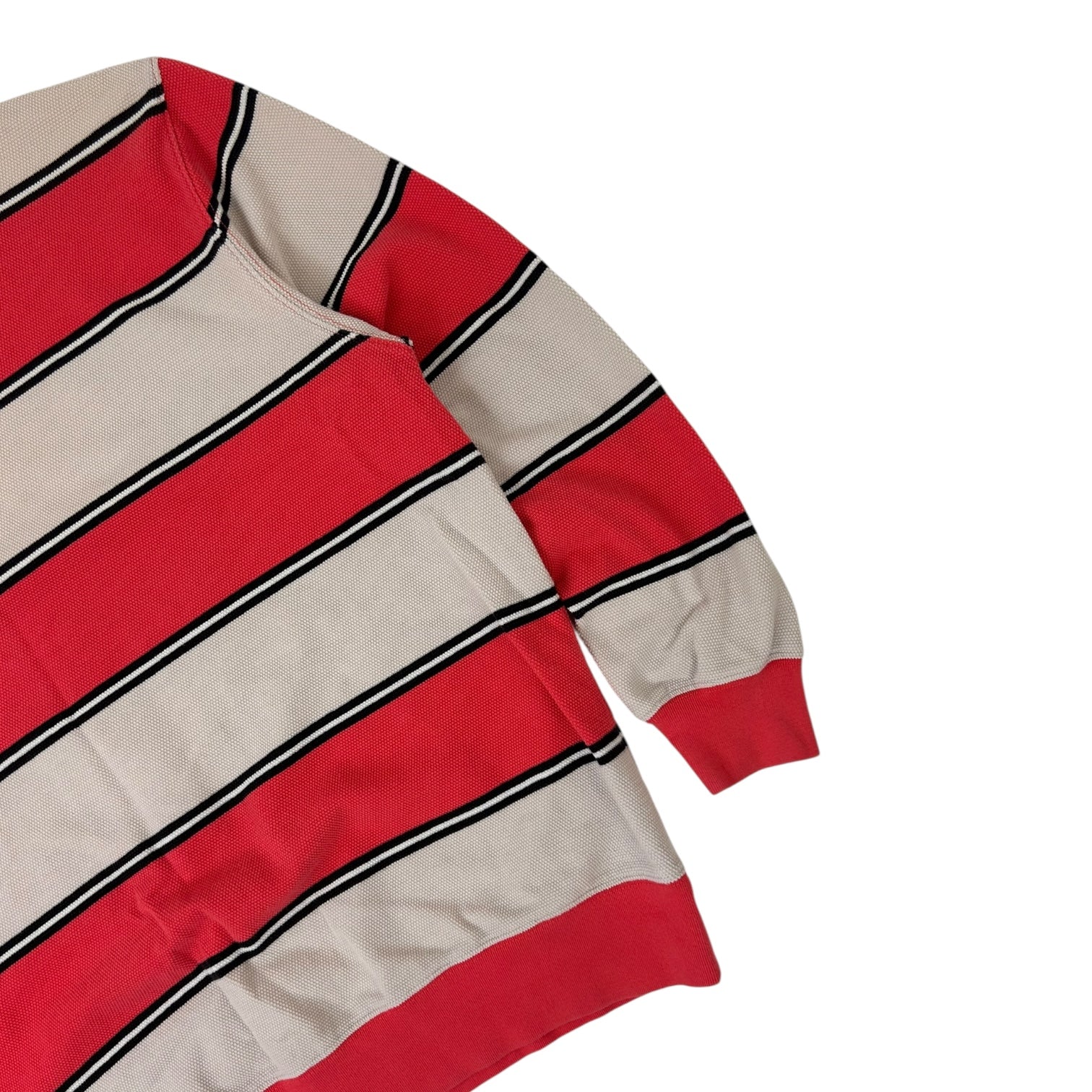 Palace Dialer Striped Crewneck Red/White