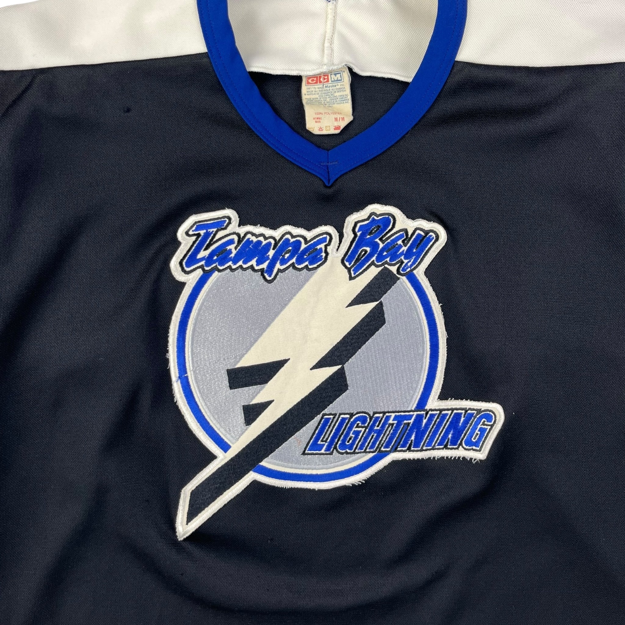 Vintage Tampa Bay Lightning CCM Home Jersey