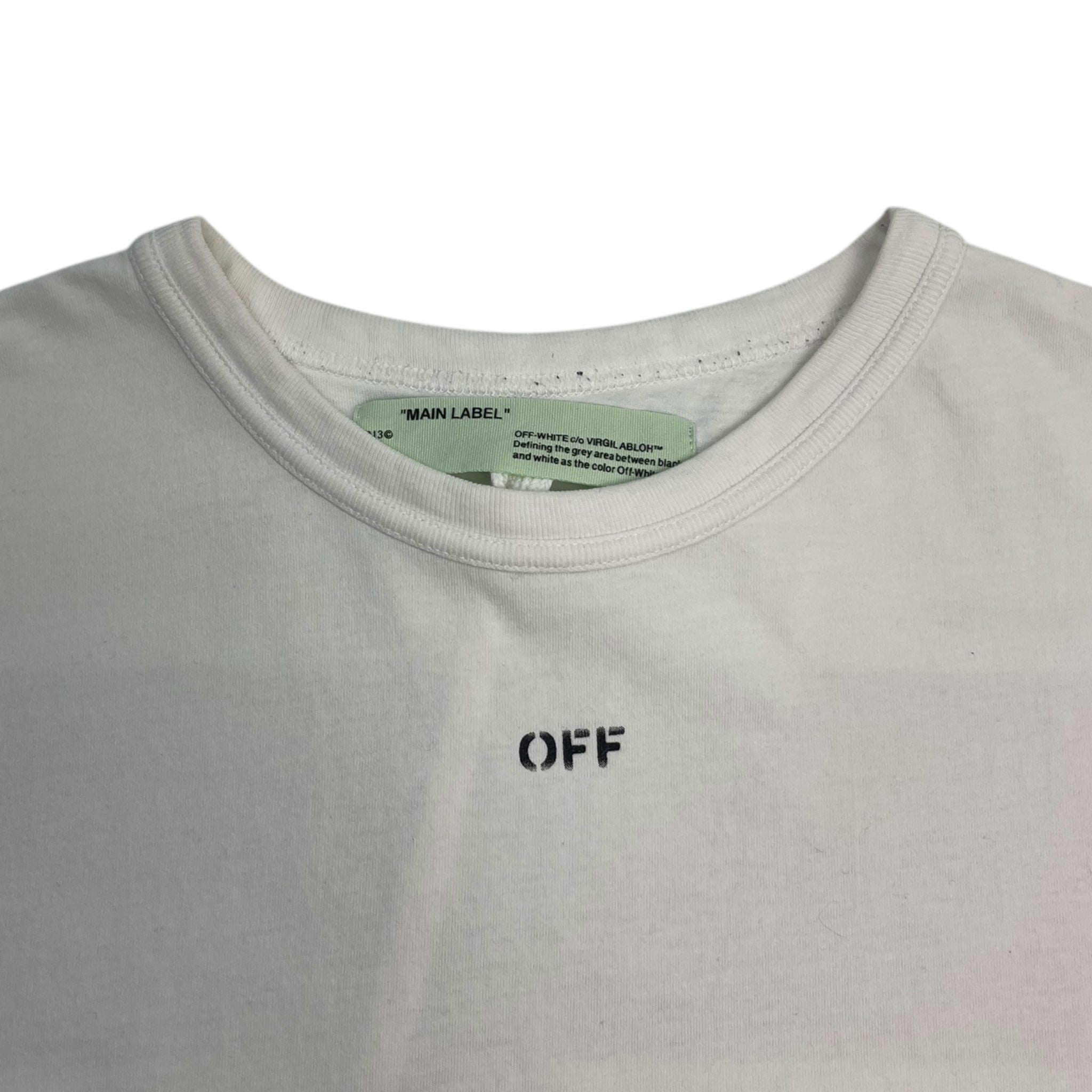 OFF-WHITE Temperature Diag T-Shirt White