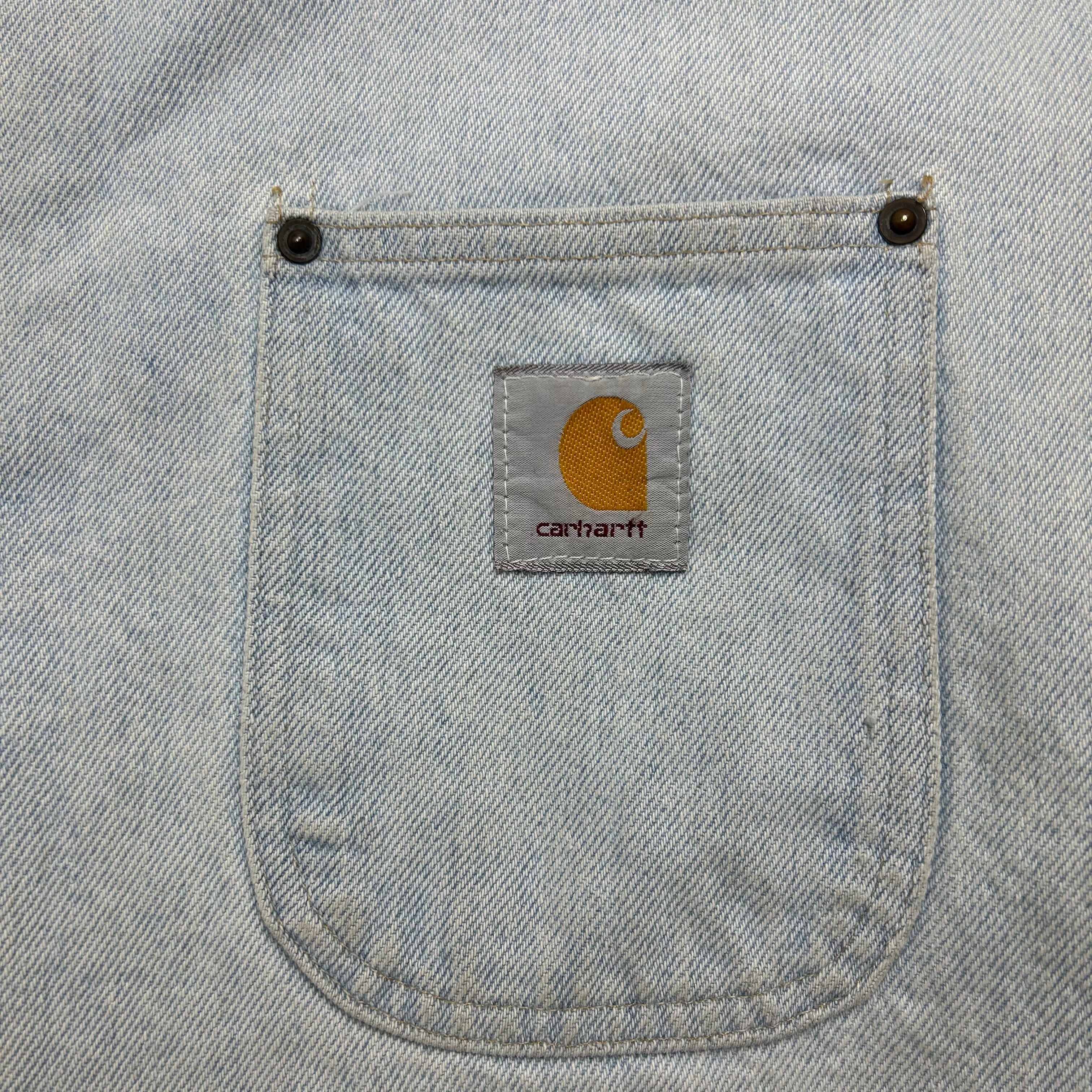 Vintage Carhartt Washed Denim Chore Jacket