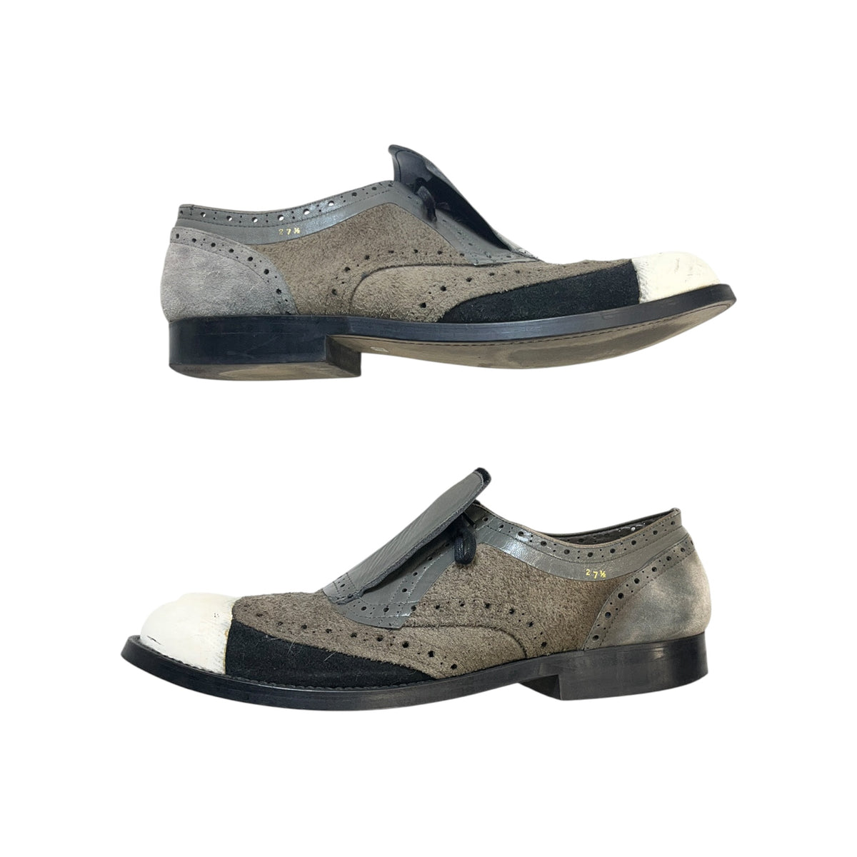 COMME des GARÇONS Two Tone Leather Derby Shoes (Used)