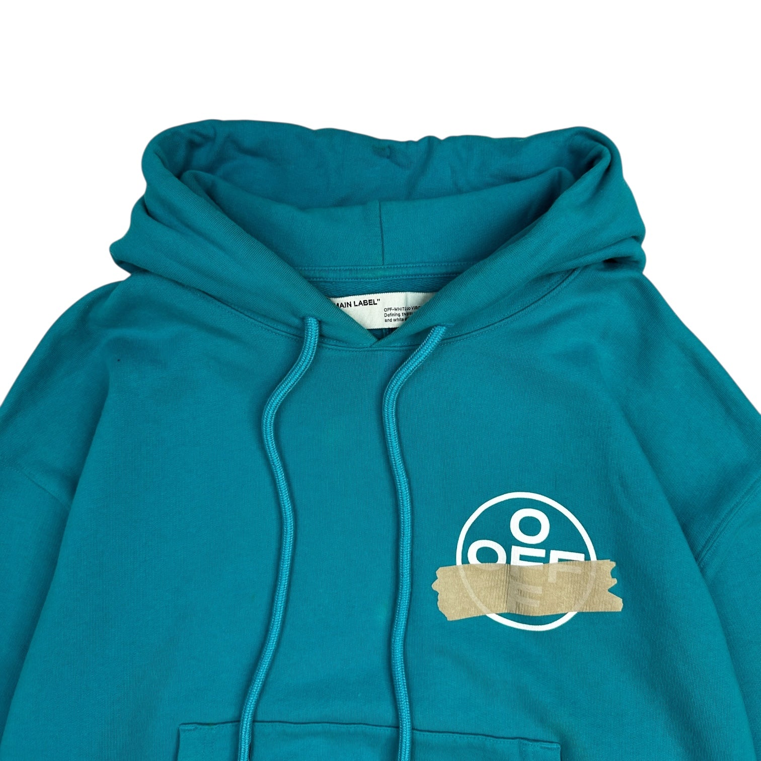 Off-White Arrows Hoodie Petrol Blue