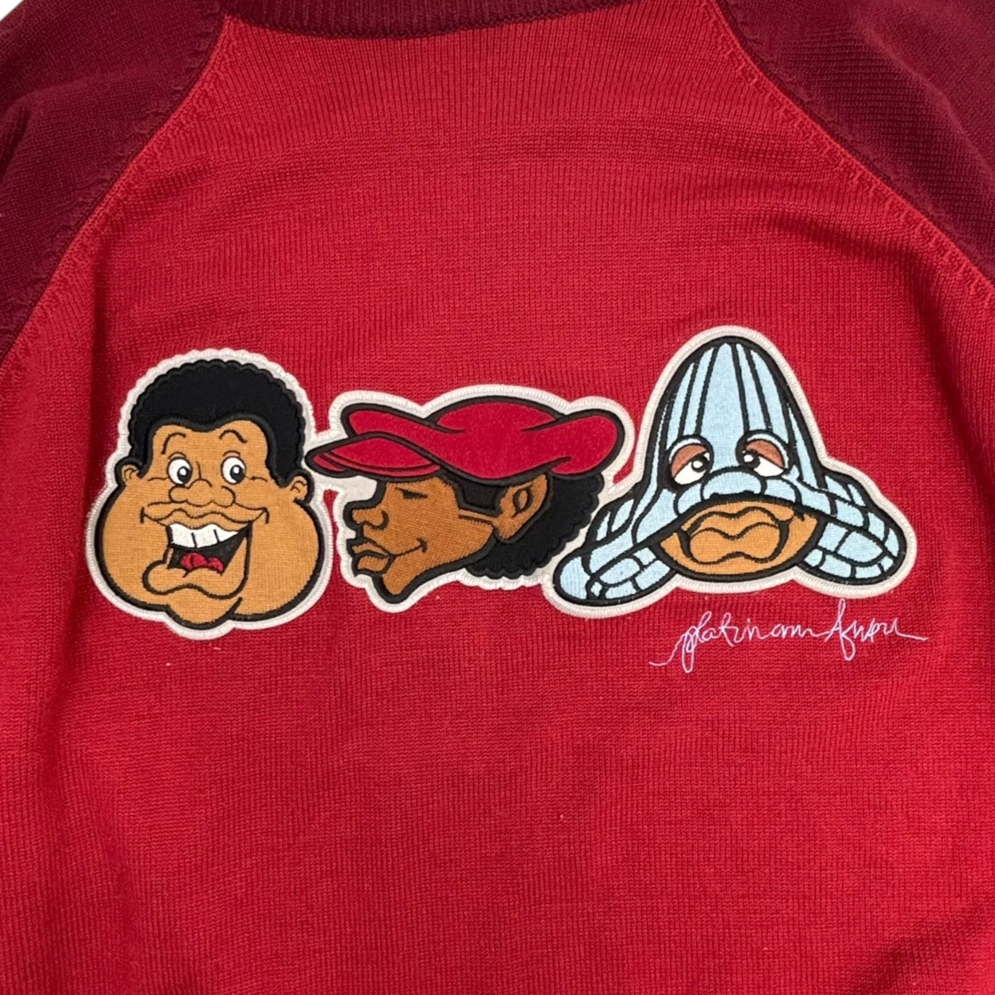 Vintage Y2K Platinum Fubu x Fat Albert Knit