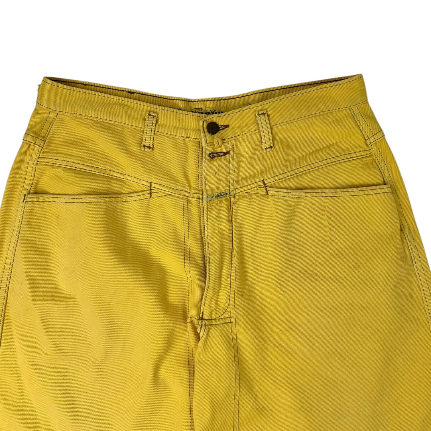 Vintage Marithé + François Girbaud Shorts Yellow