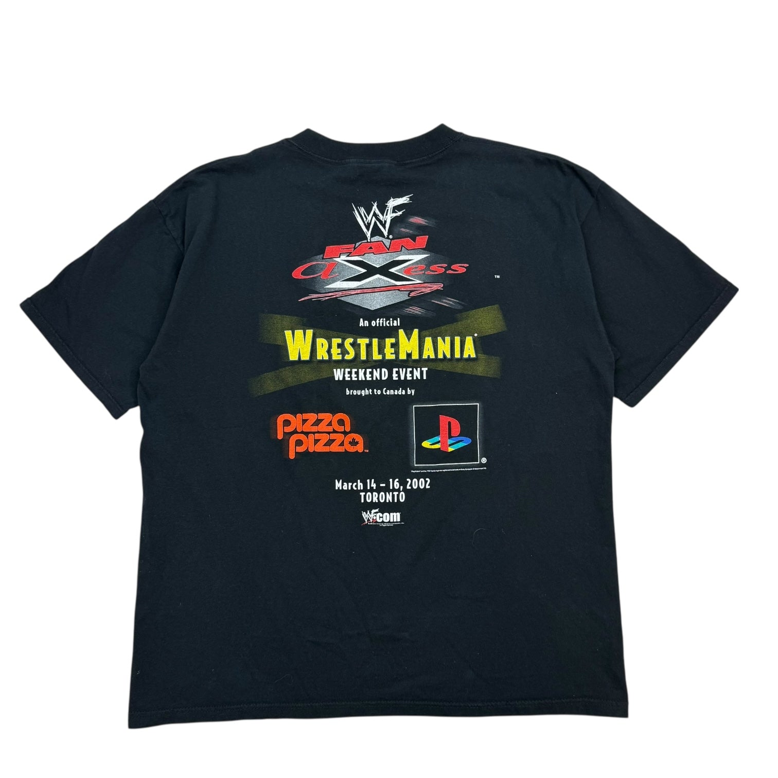 2002 WWF Wrestlemania X8 Tee Black