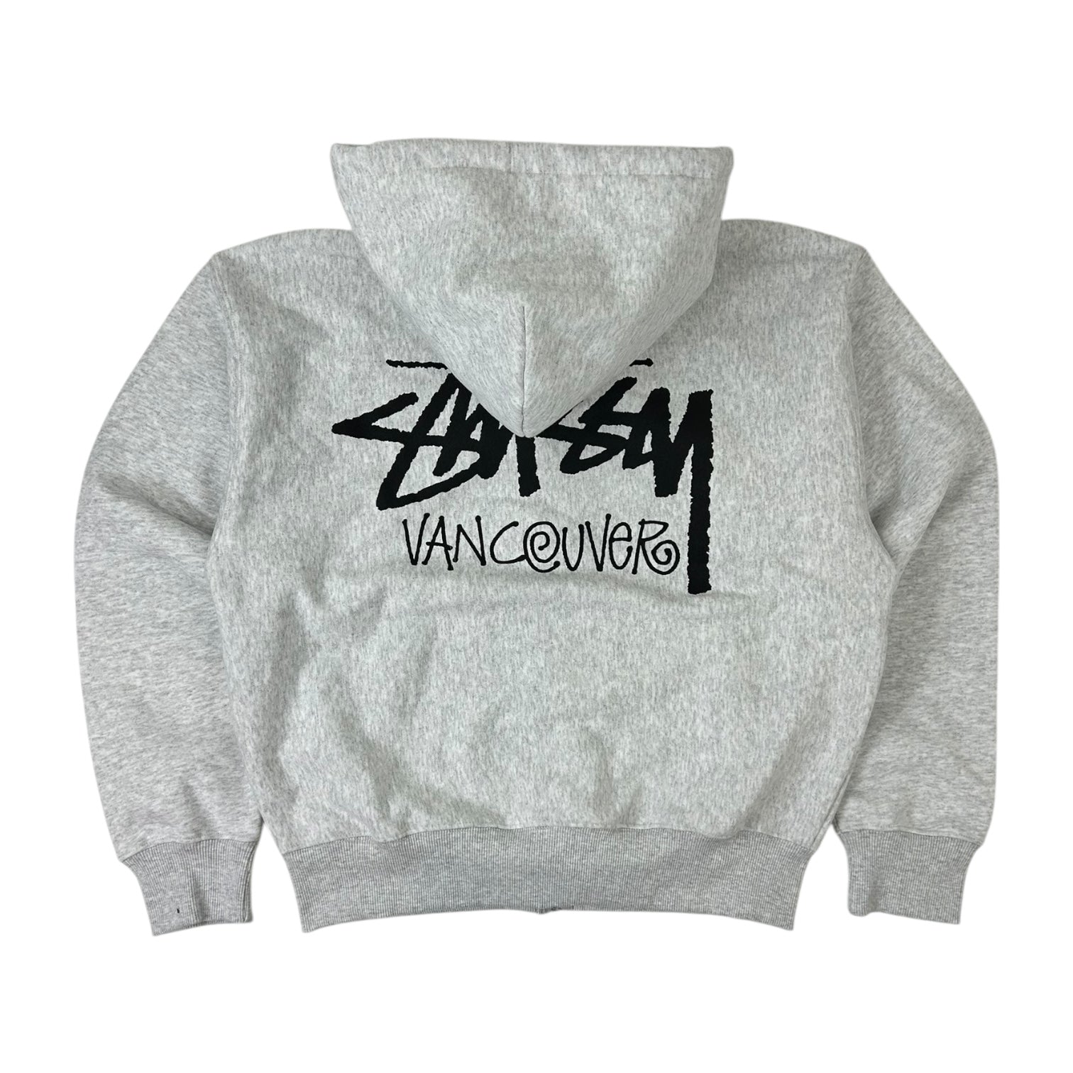 Stussy Vancouver Chapter Zip Up Hoodie Ash Heather