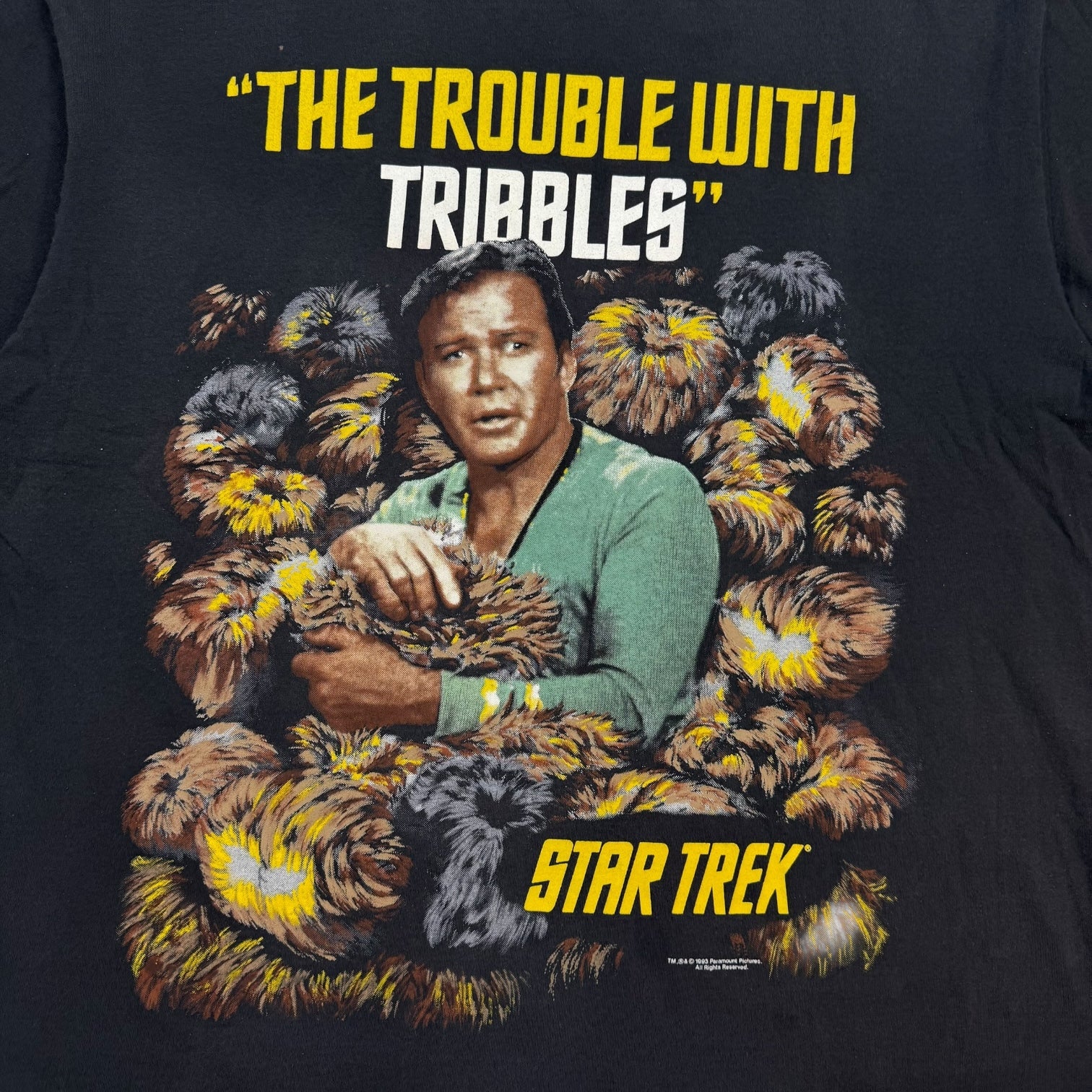 1993 Star Trek ‘The Trouble With Tribbles’ Tee Black