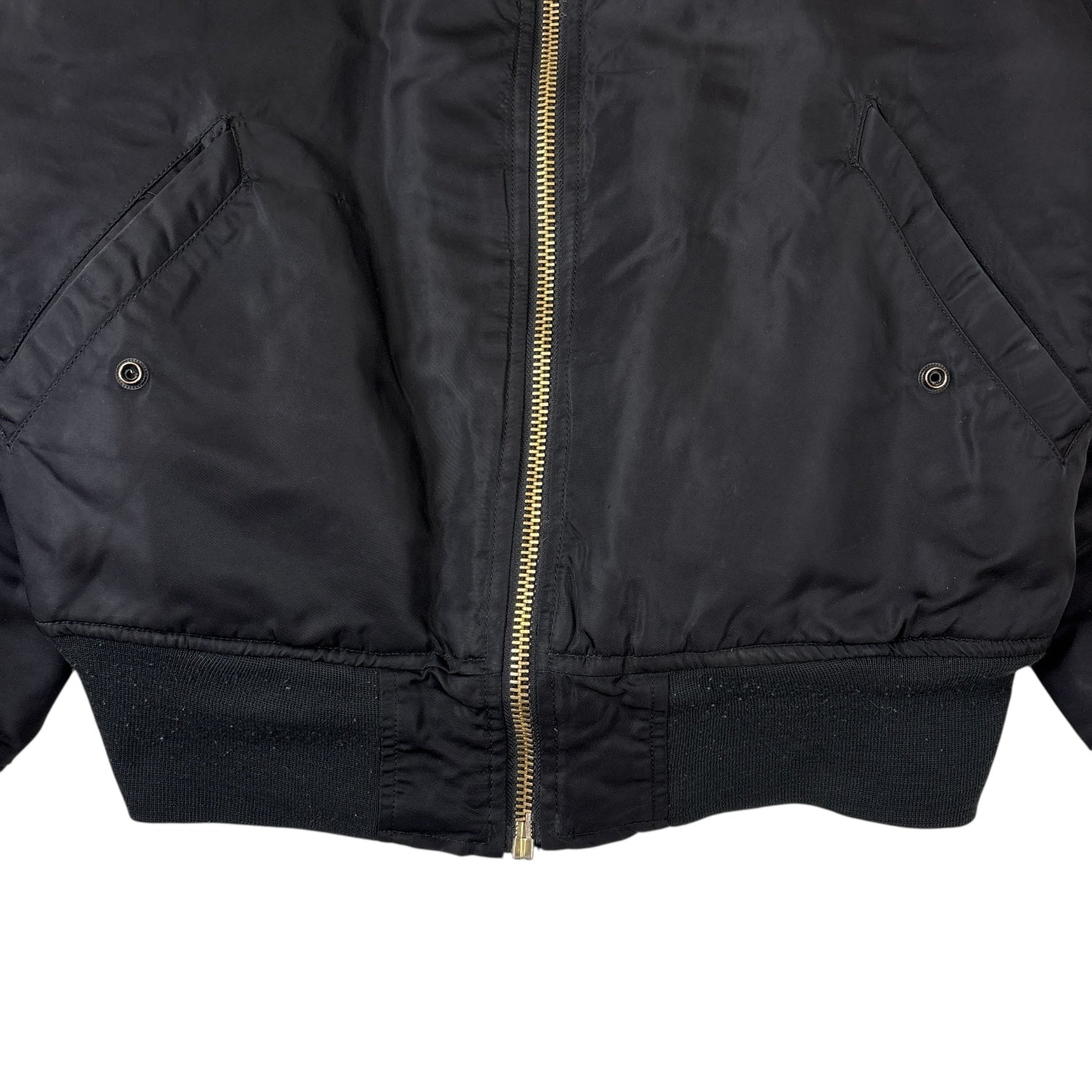 Vintage Alpha Industries MA-1 Flight Jacket Black