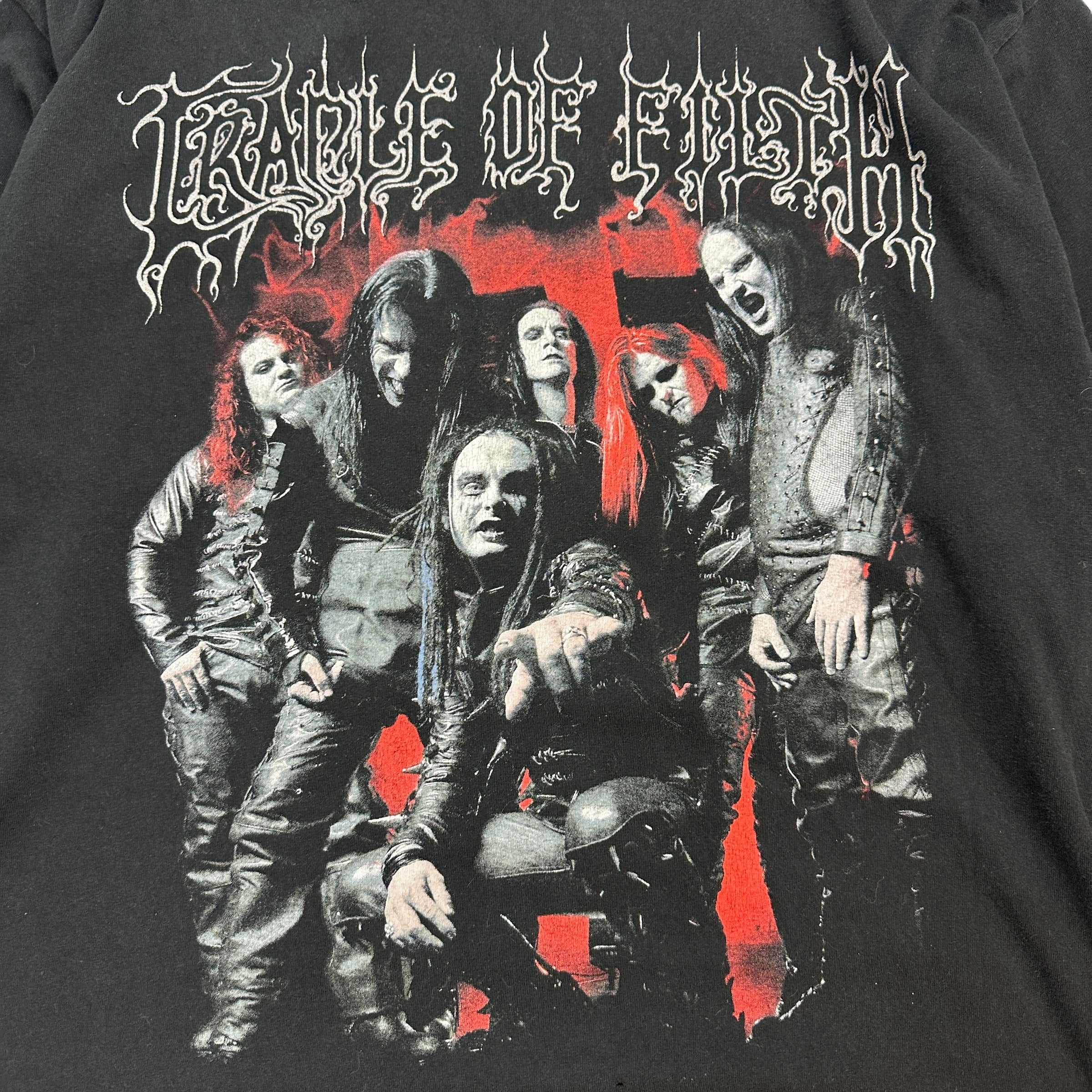2004 Cradle of Filth Swansongs for a Nation Long sleeve Tee