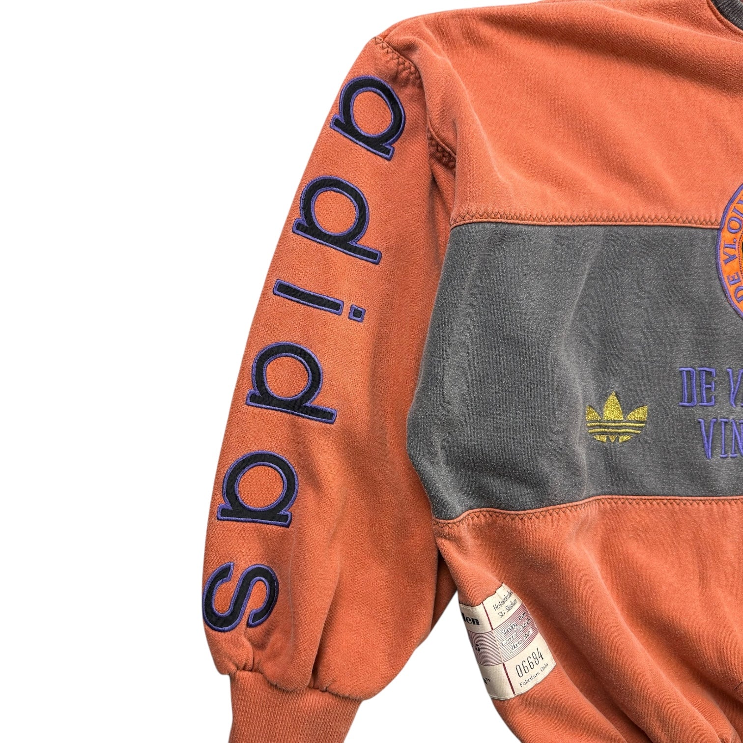 Vintage Adidas 1952 Oslo Olympic Winter Games Crewneck Sweater Peach