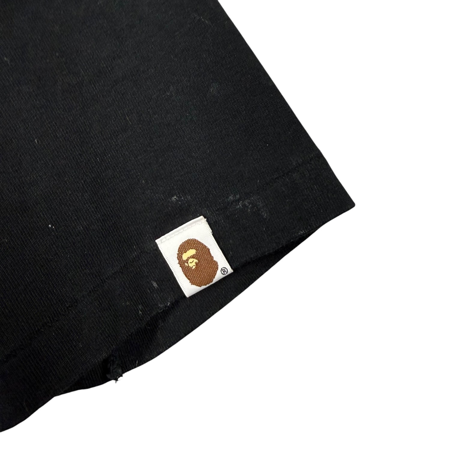 Bape Women's Splinter Camo Ape Head Tee Black