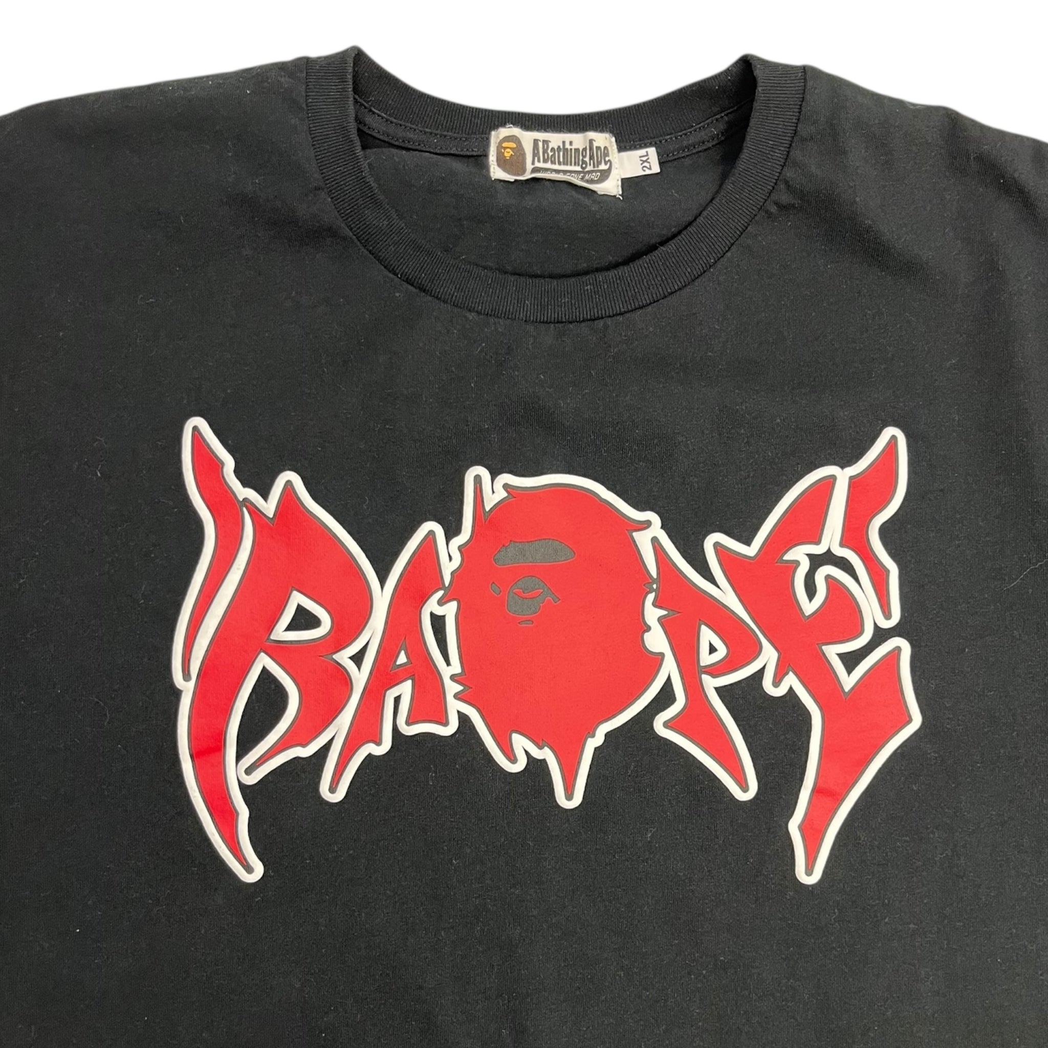 BAPE Graffiti Tee Black/Red