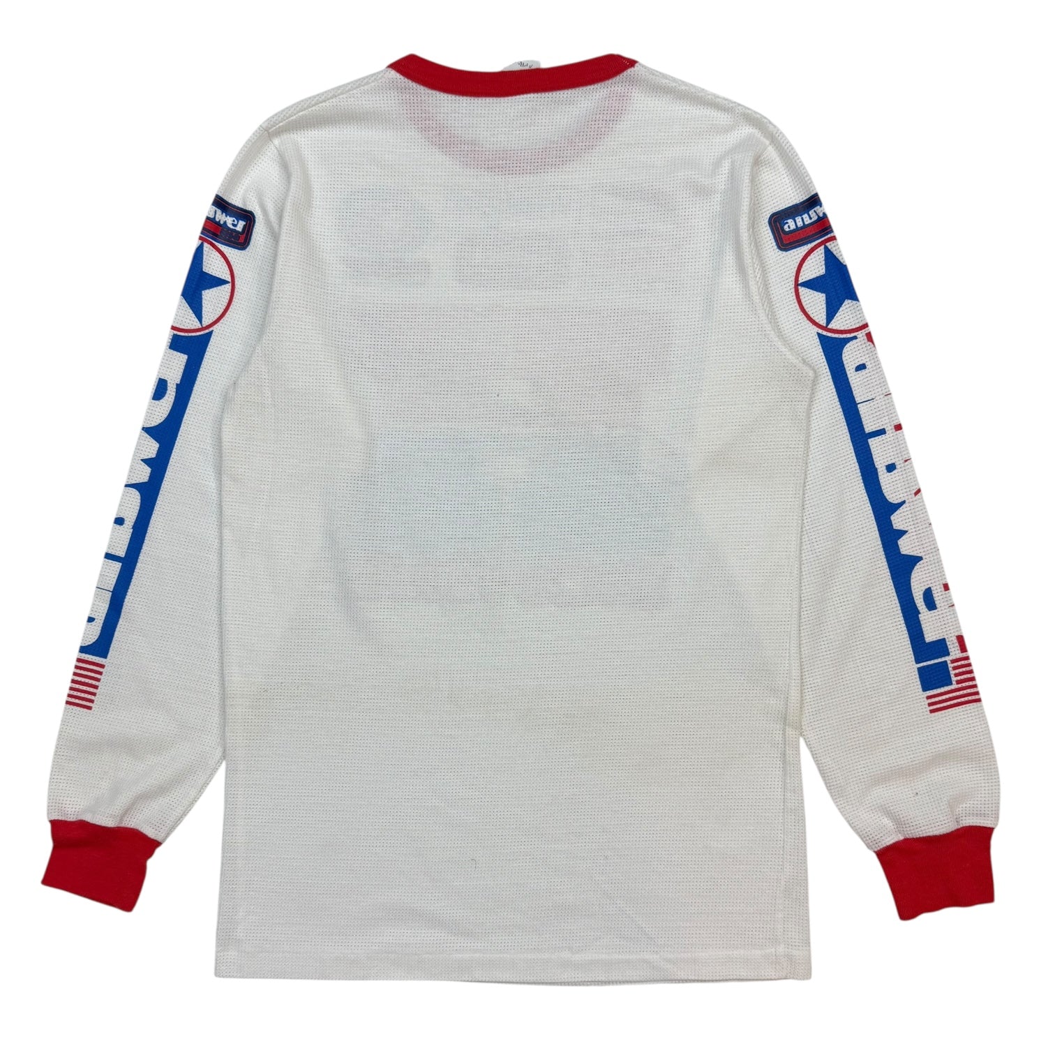 Vintage Honda Answer Motorcross Thermal L/S Tee White/Red