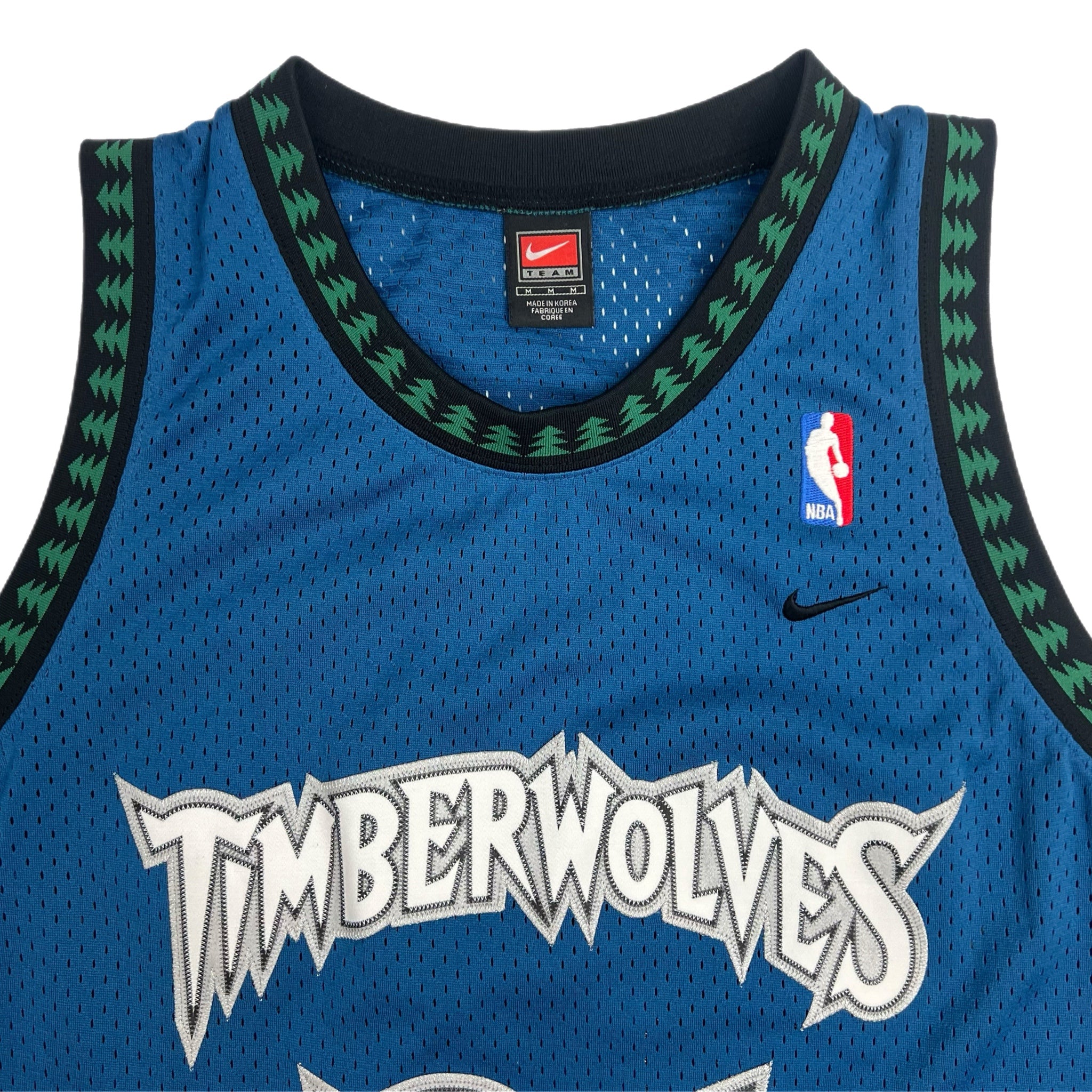 Vintage Minnesota Timberwolves Team Nike Kevin Garnett Jersey