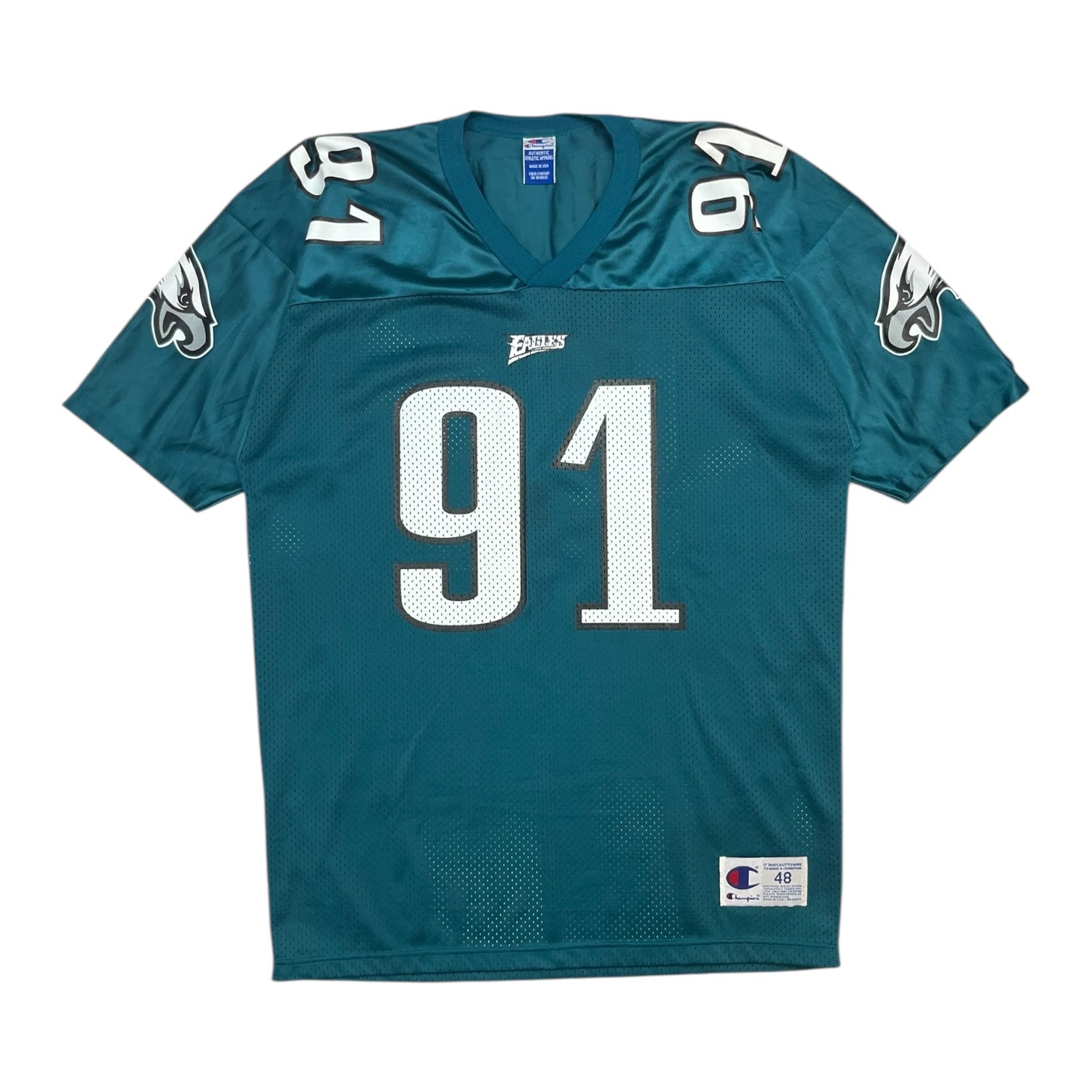 Vintage Philadelphia Eagles Andy Harmon Jersey Green