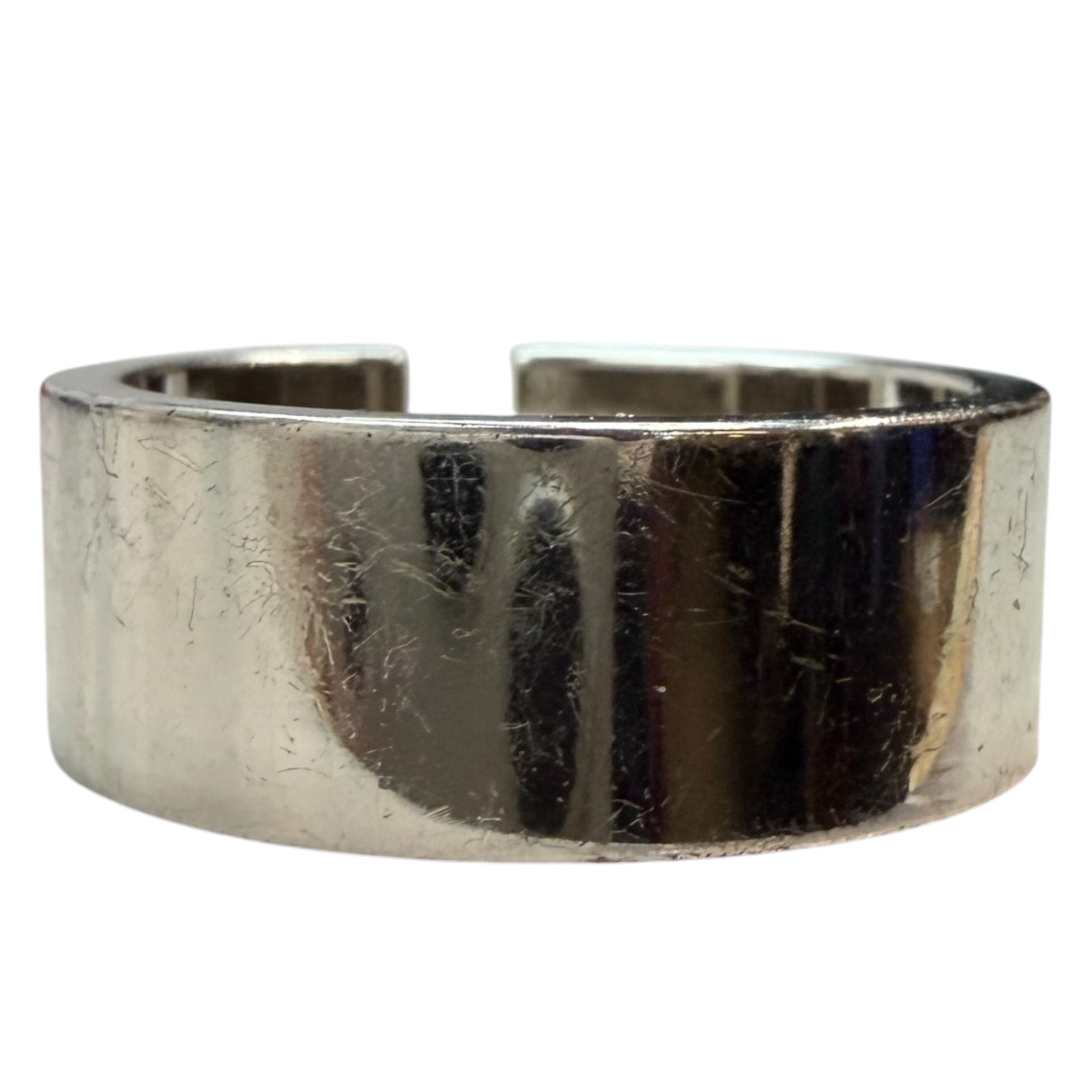 Fendi FF Ring Silver Coated Bronze