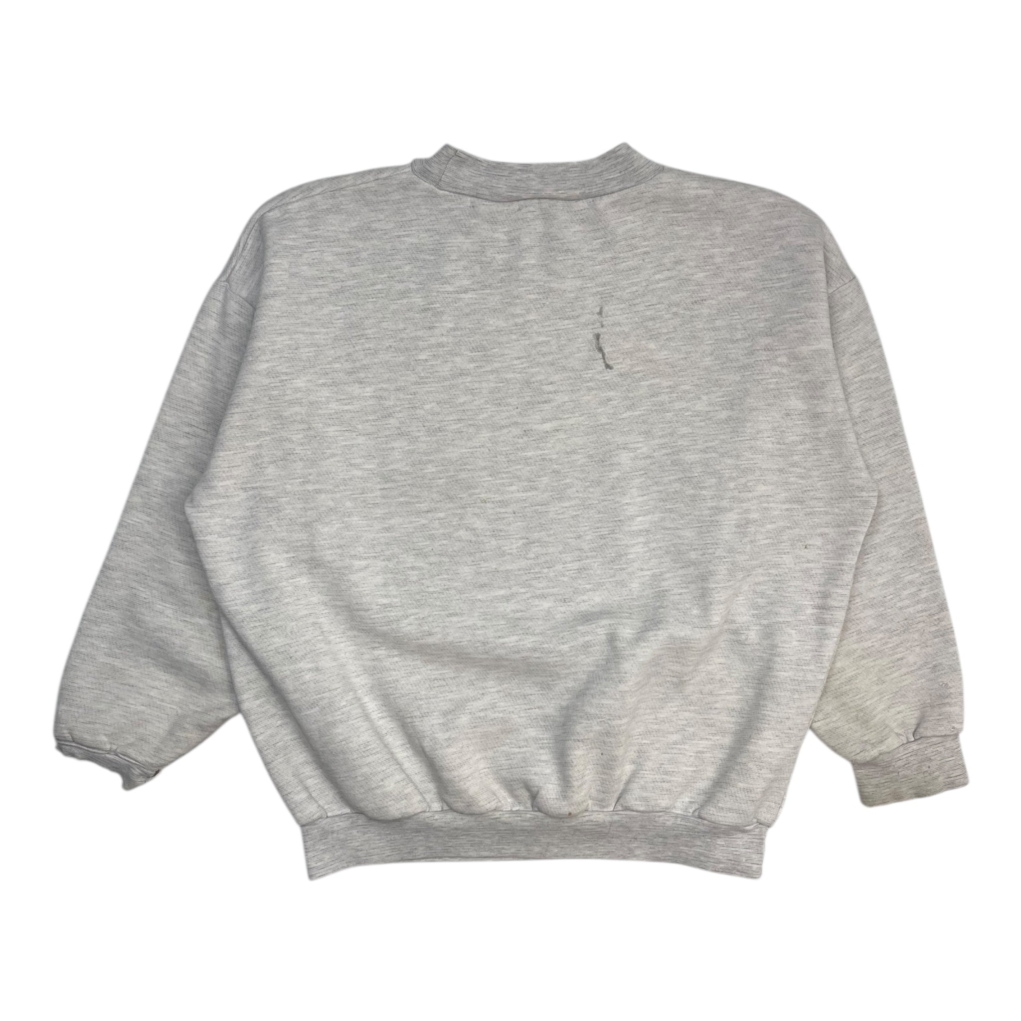 Vintage Notre Dame Fighting Irish Crewneck Sweatshirt Light Oatmeal