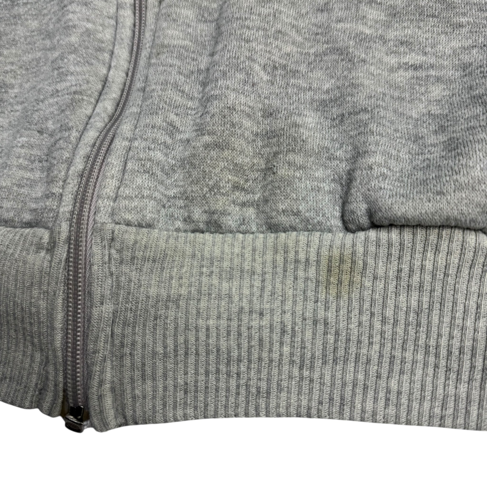 Vintage 80s Thermal Lined Hoodie Grey