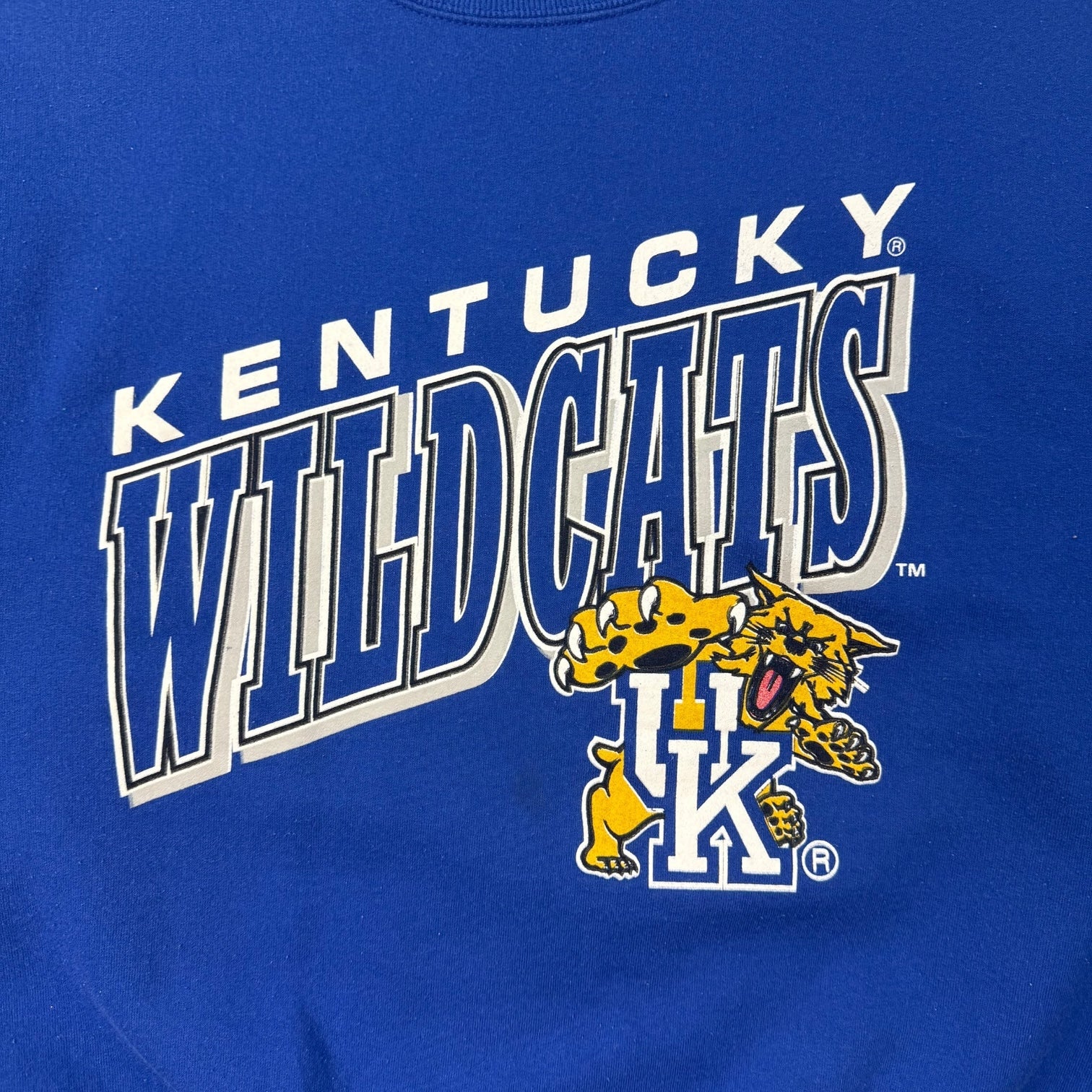 Vintage Kentucky Wildcats Crewneck Blue