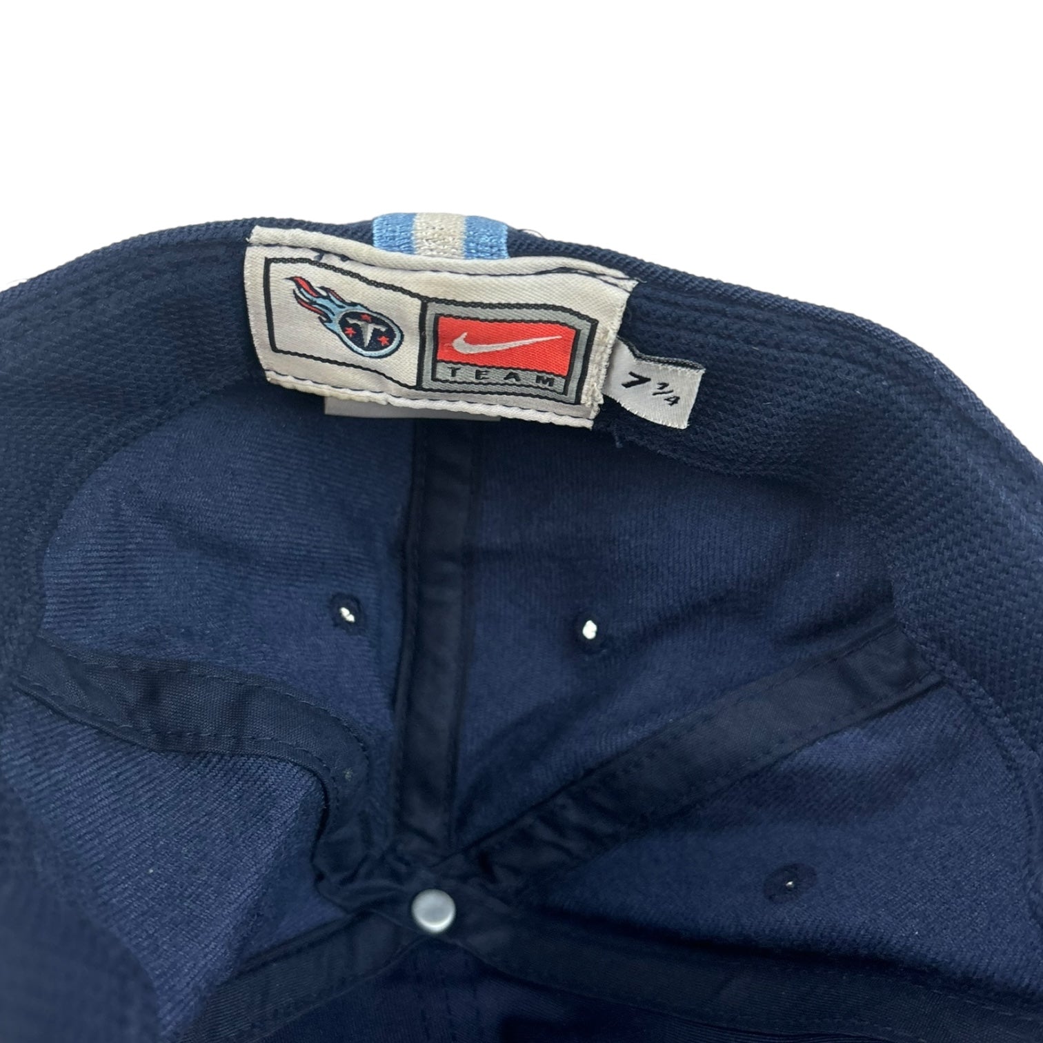 Vintage Nike Tennessee Titans Fitted Hat Navy