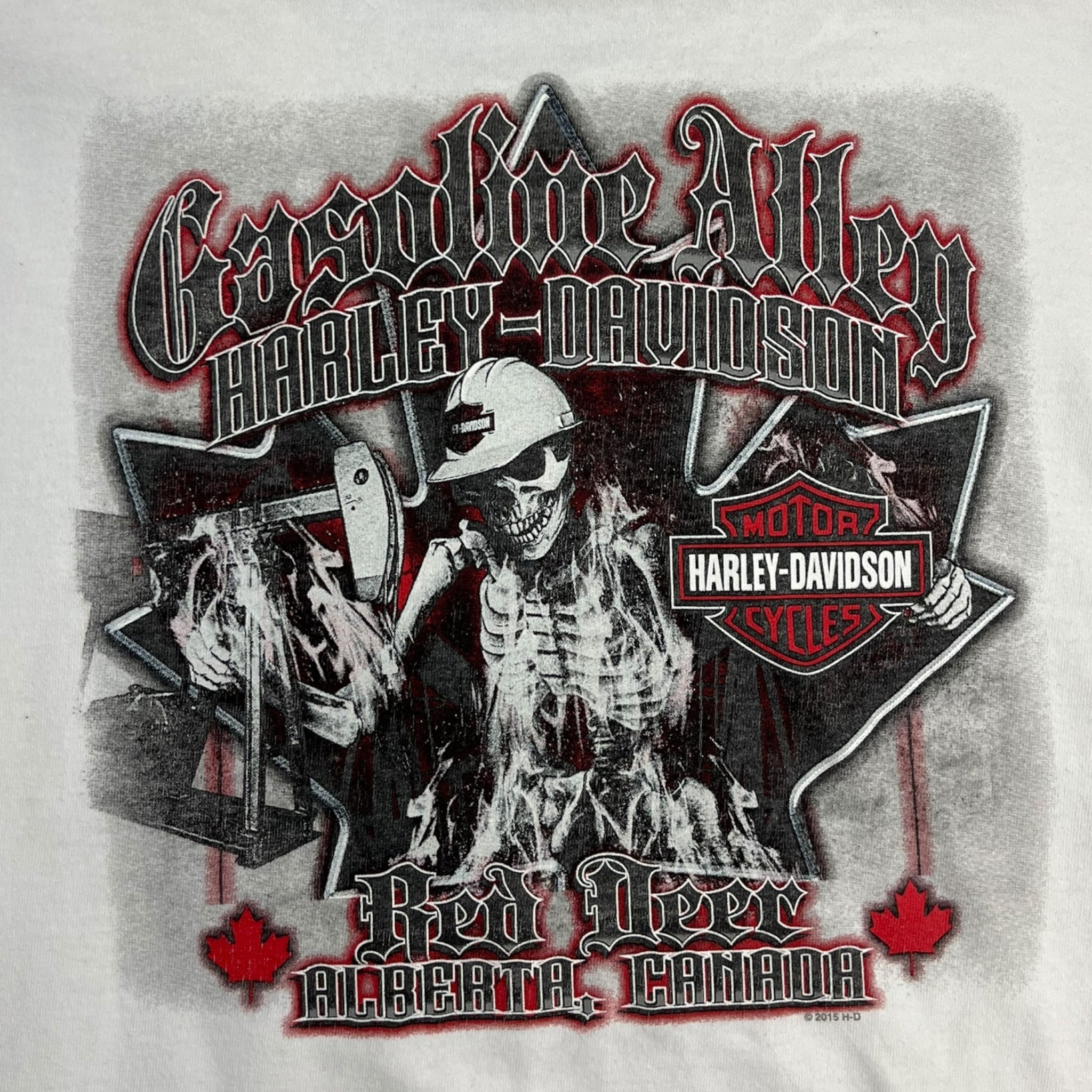 Harley Davidson Red Deer Alberta Longsleeve T-Shirt