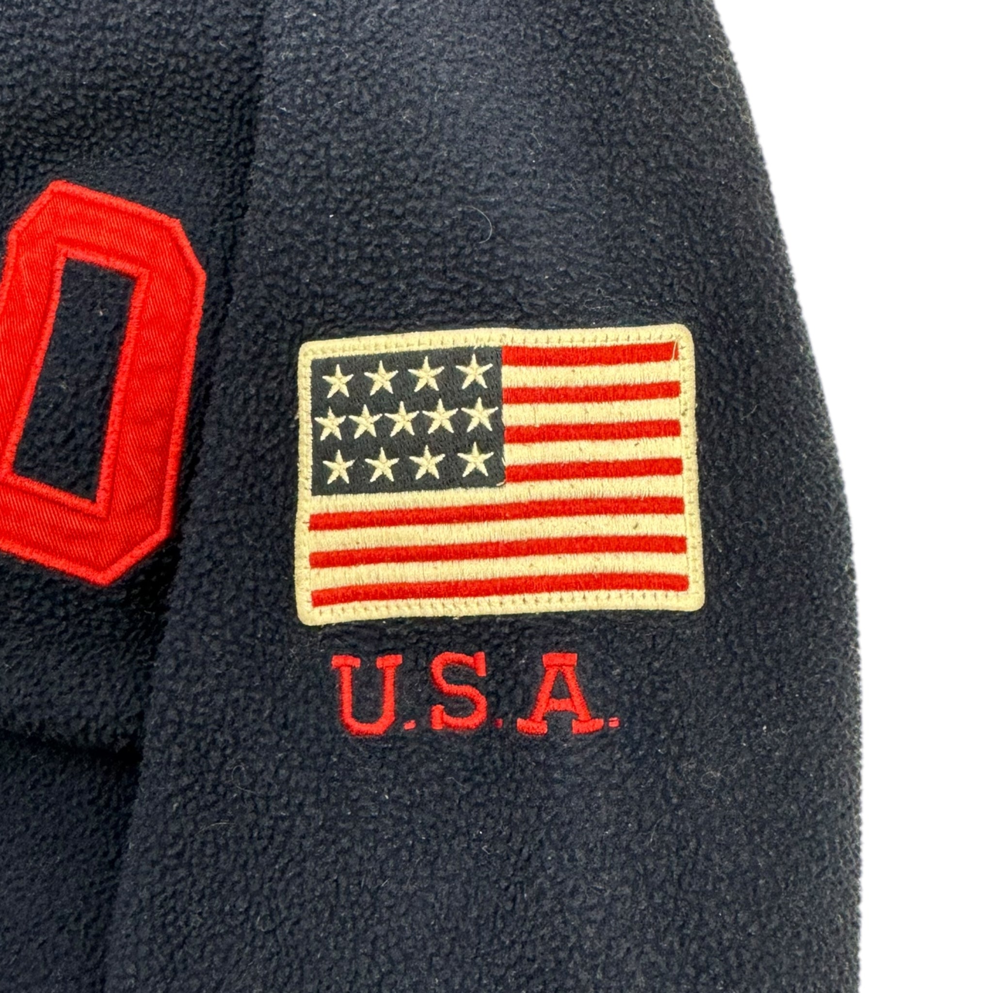 Vintage Polo Ralph Lauren USA Fleece Hoodie
