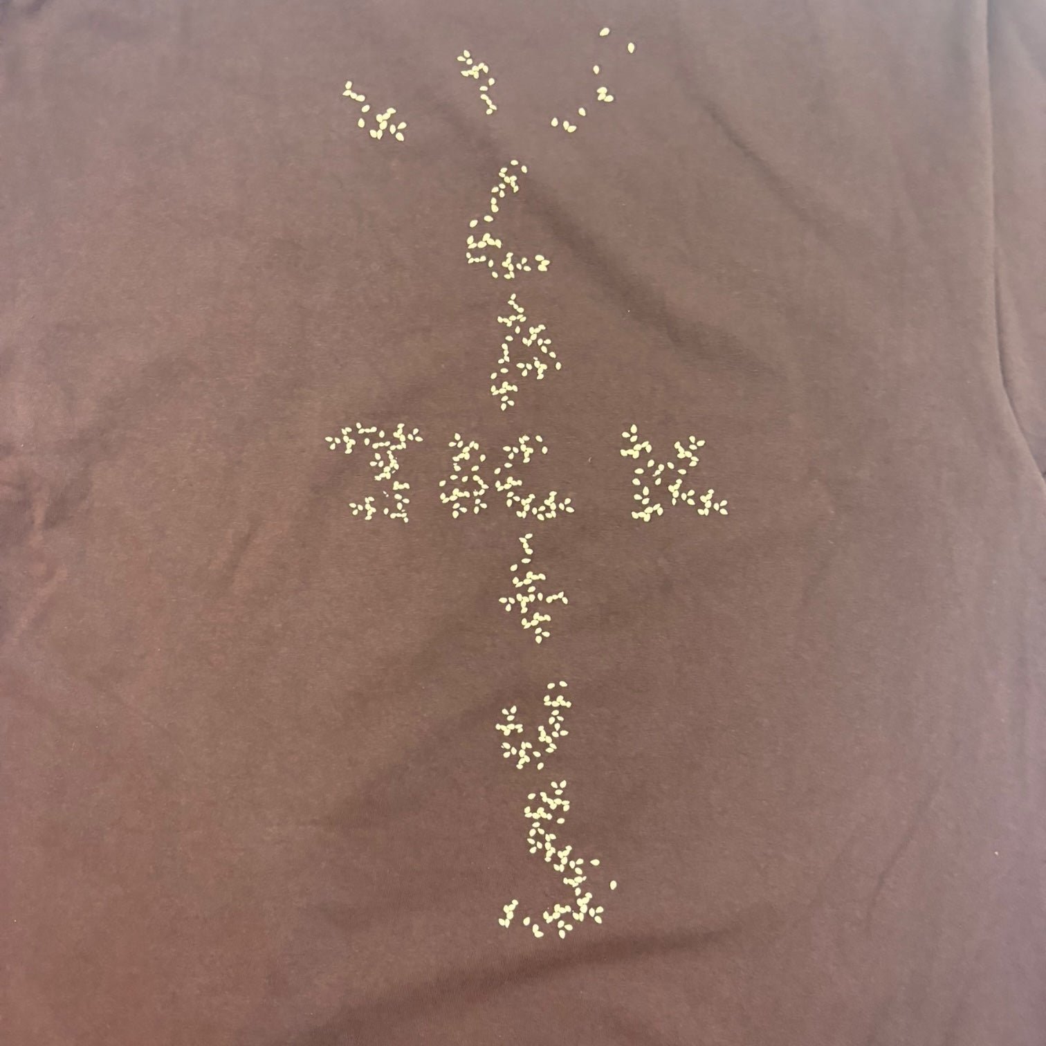 Travis Scott x McDonalds Sesame T-Shirt Brown