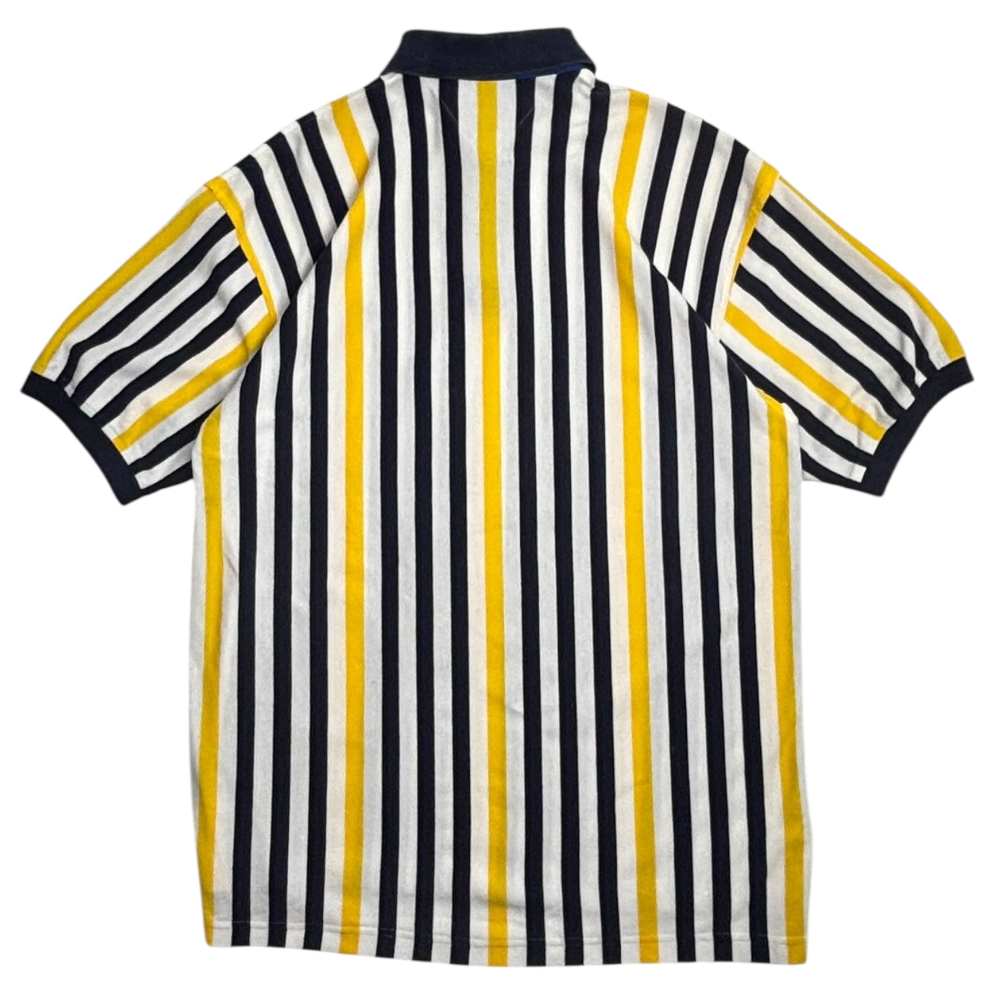 Vintage Tommy Hilfiger Verticle Striped Knit Polo Shirt