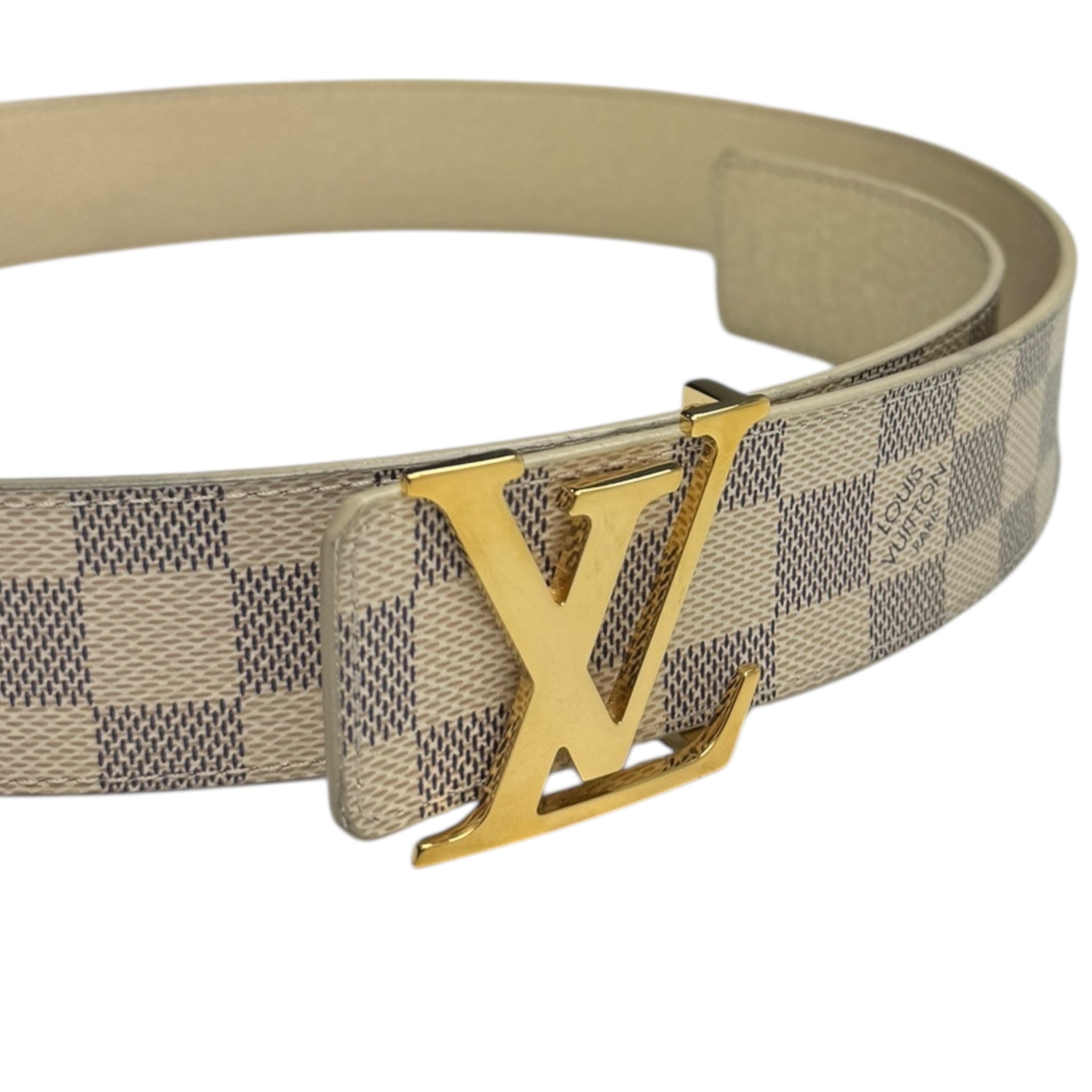 Louis Vuitton Initialed Belt Damier Azur