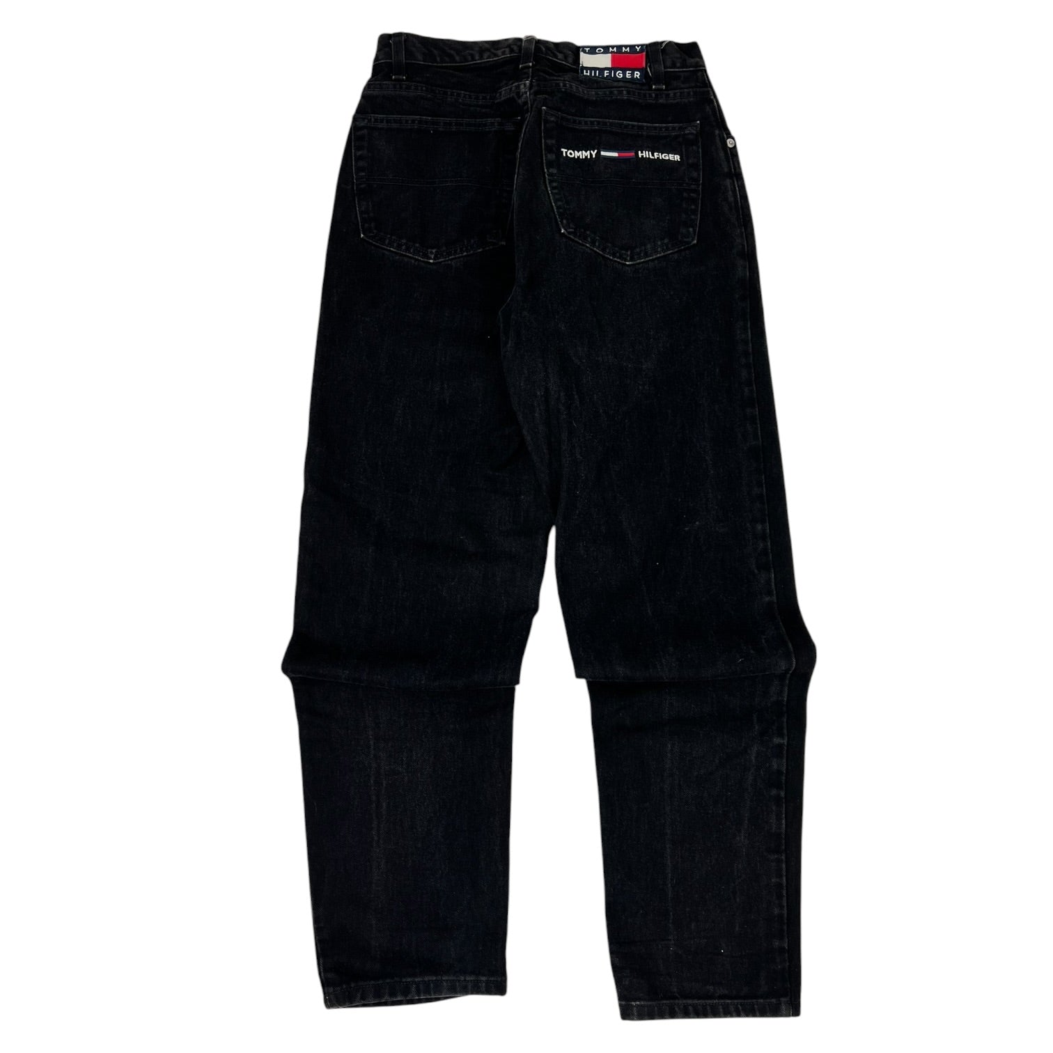 Vintage Tommy Hilfiger Black Denim Jeans Baggy Fit