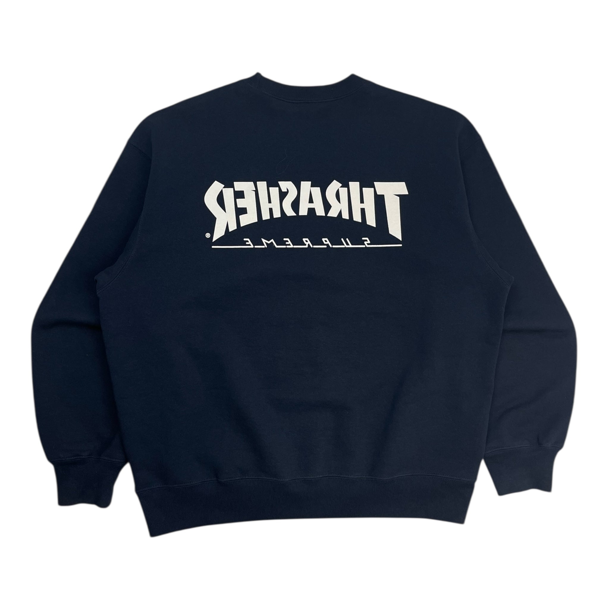 Supreme Thrasher Crewneck Navy