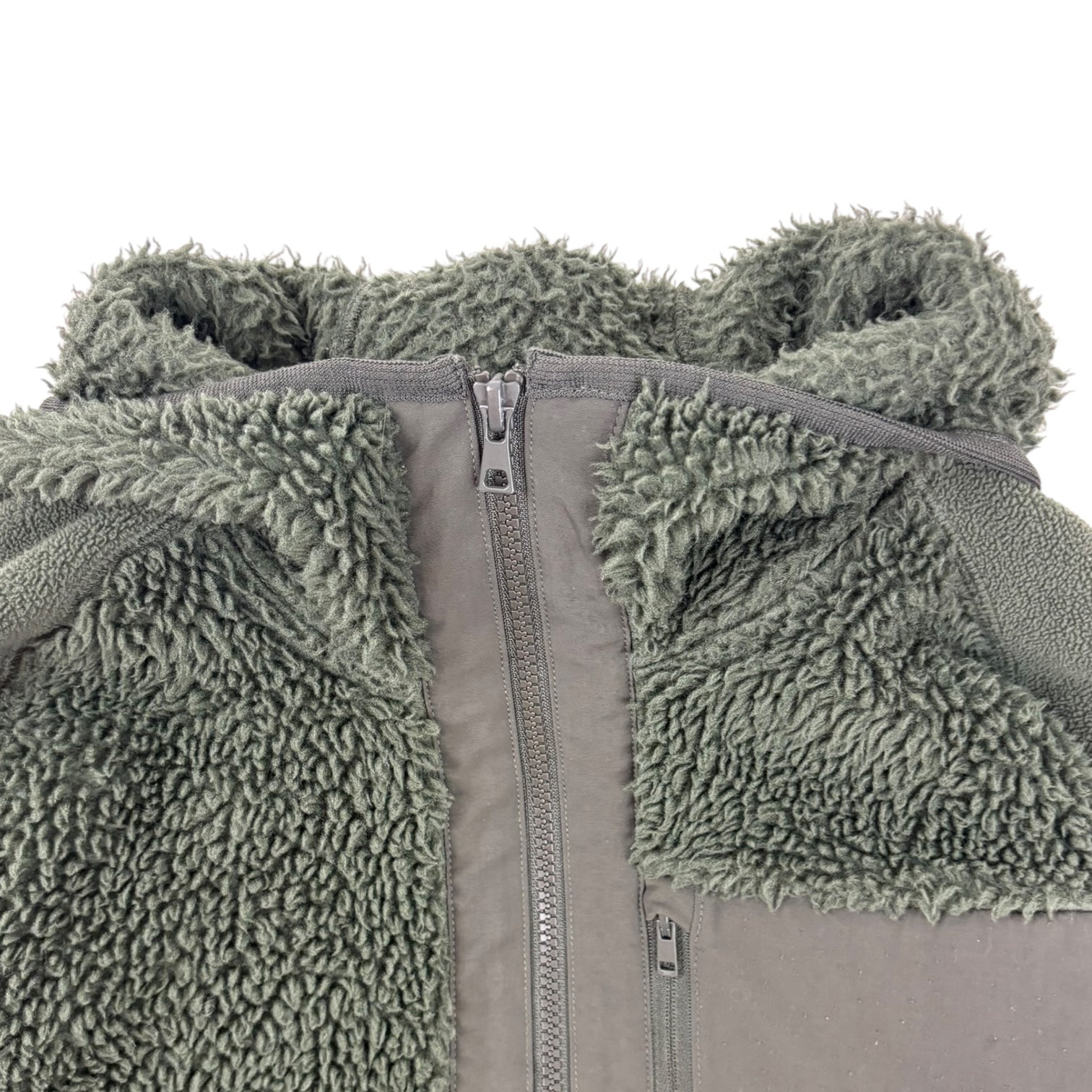 Uniqlo x White Mountaineering Fleece Full-Zip LS Hoodie Dark Green