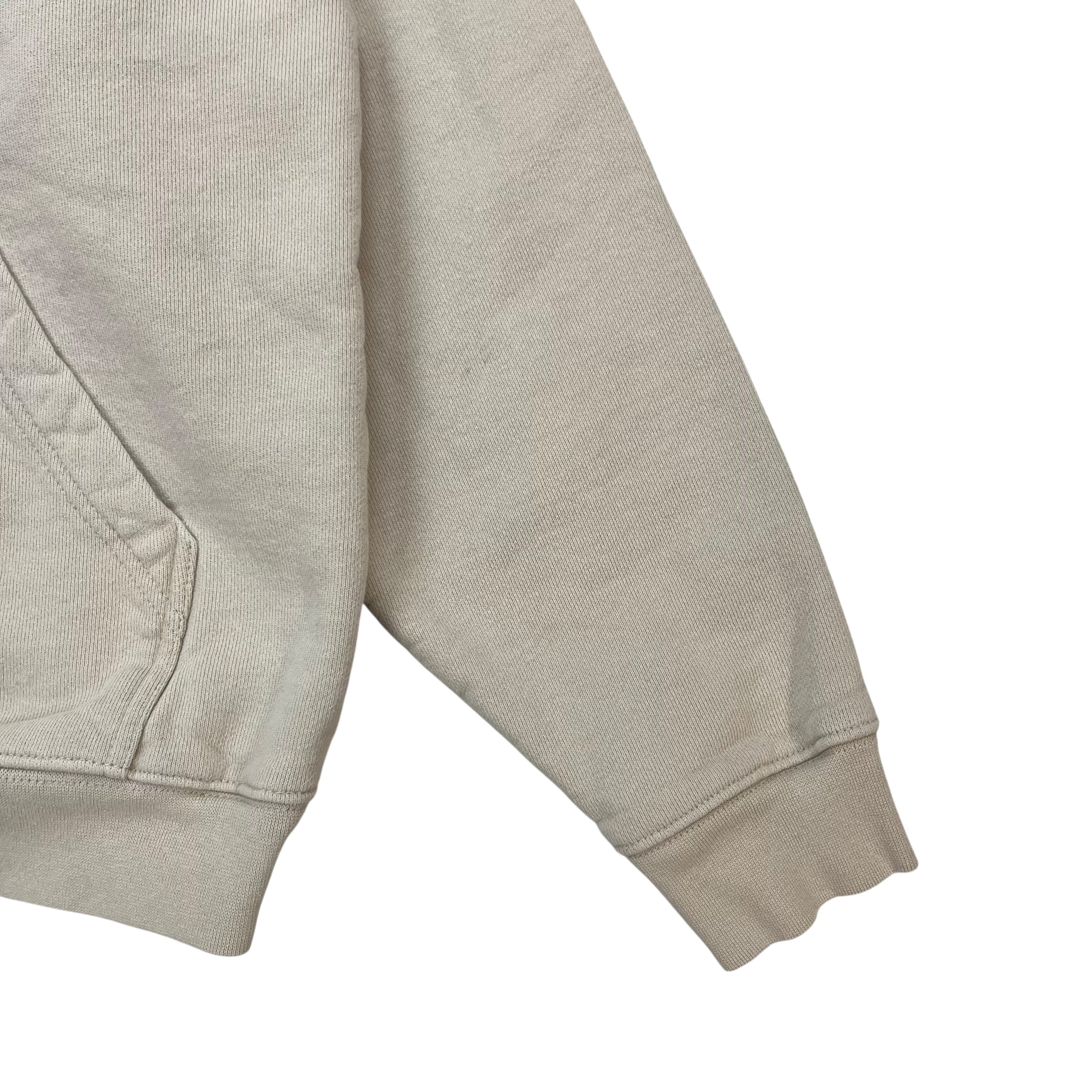 Dime Blank Hoodie Cream White