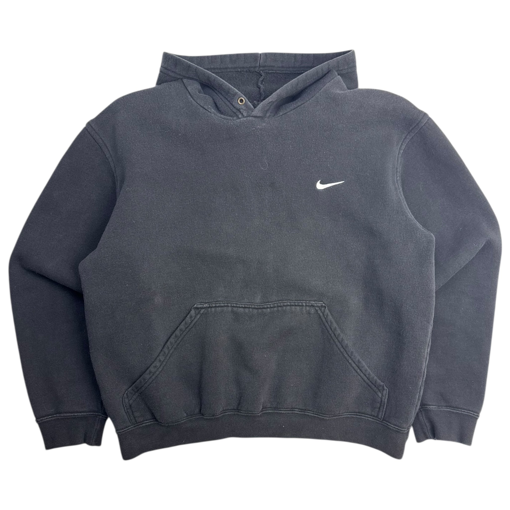 Vintage Y2K Nike Cropped Hoodie Black Womens