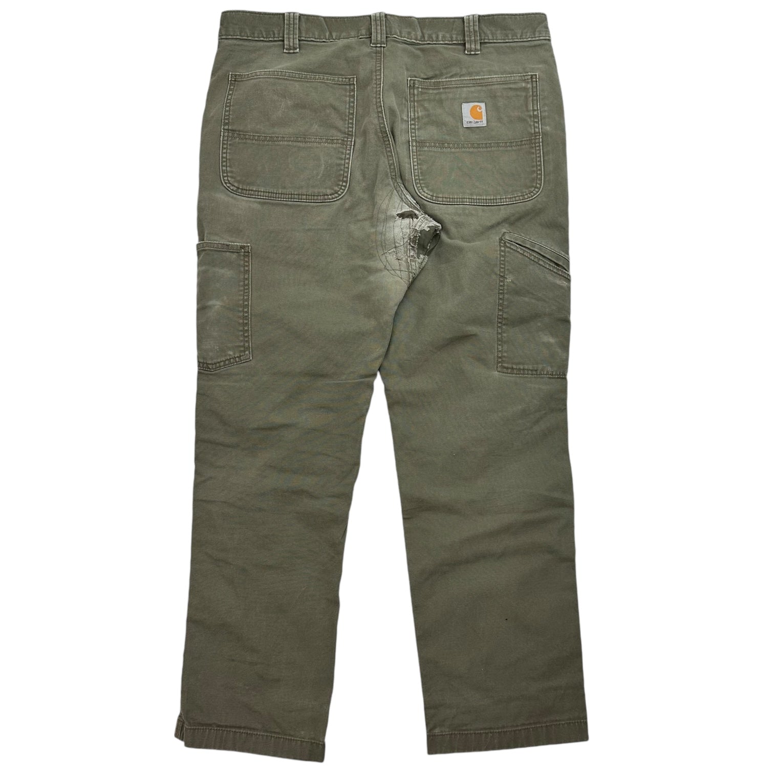 Vintage Carhartt Double Knee Pants Green
