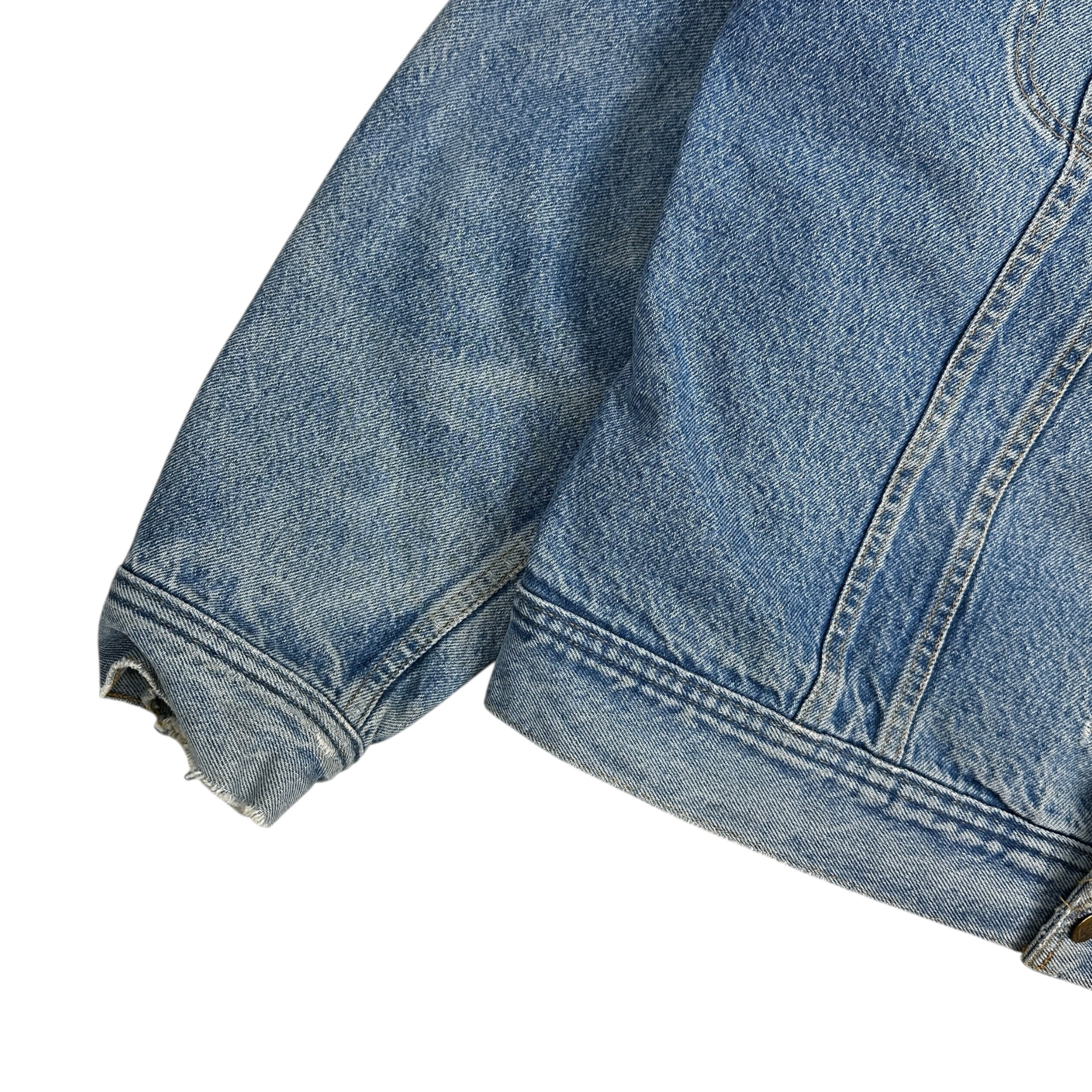 Vintage Lee Storm Rider Denim Jacket Light Wash