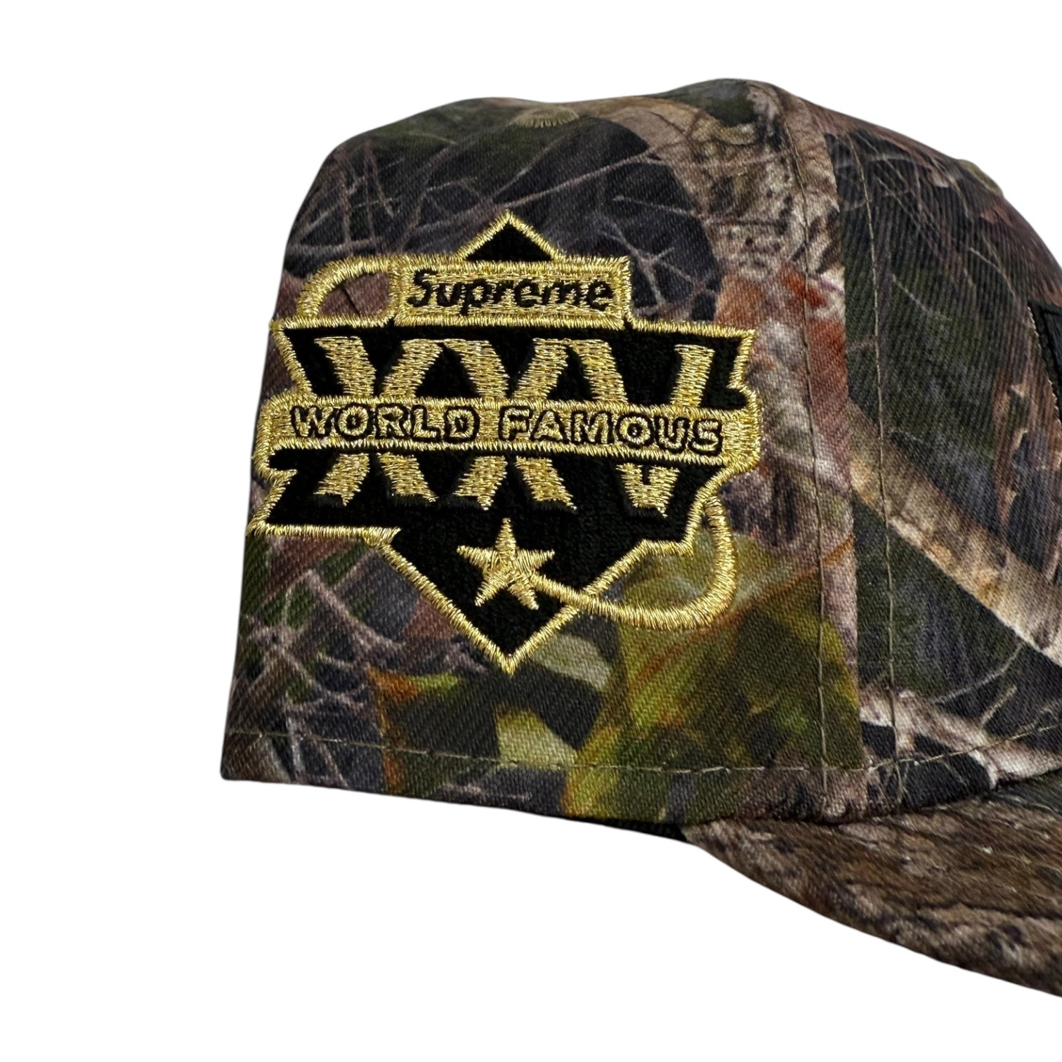Supreme x New Era Champions Box Logo Hat RealTree