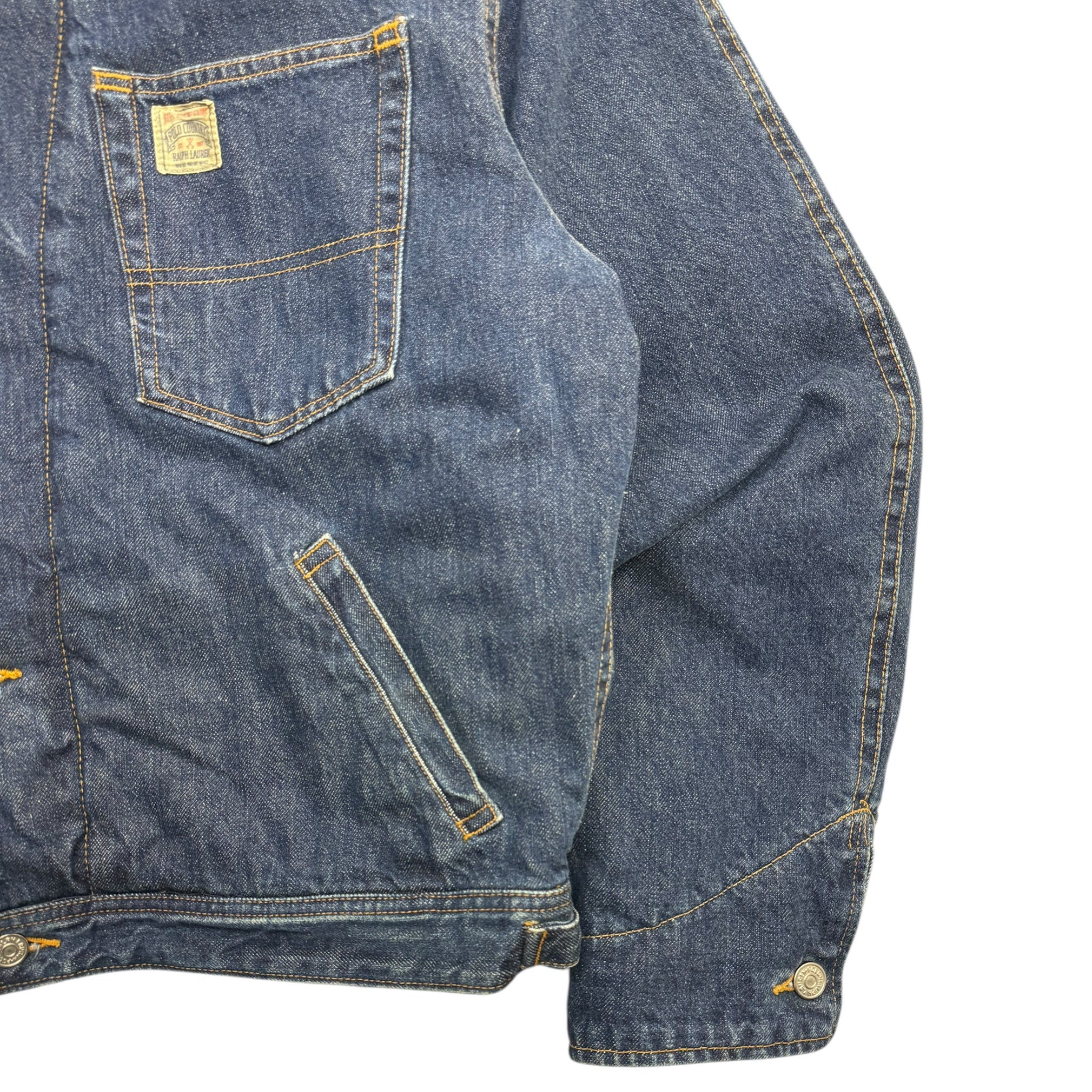 Vintage Polo Country Ralph Lauren Denim Hoodie