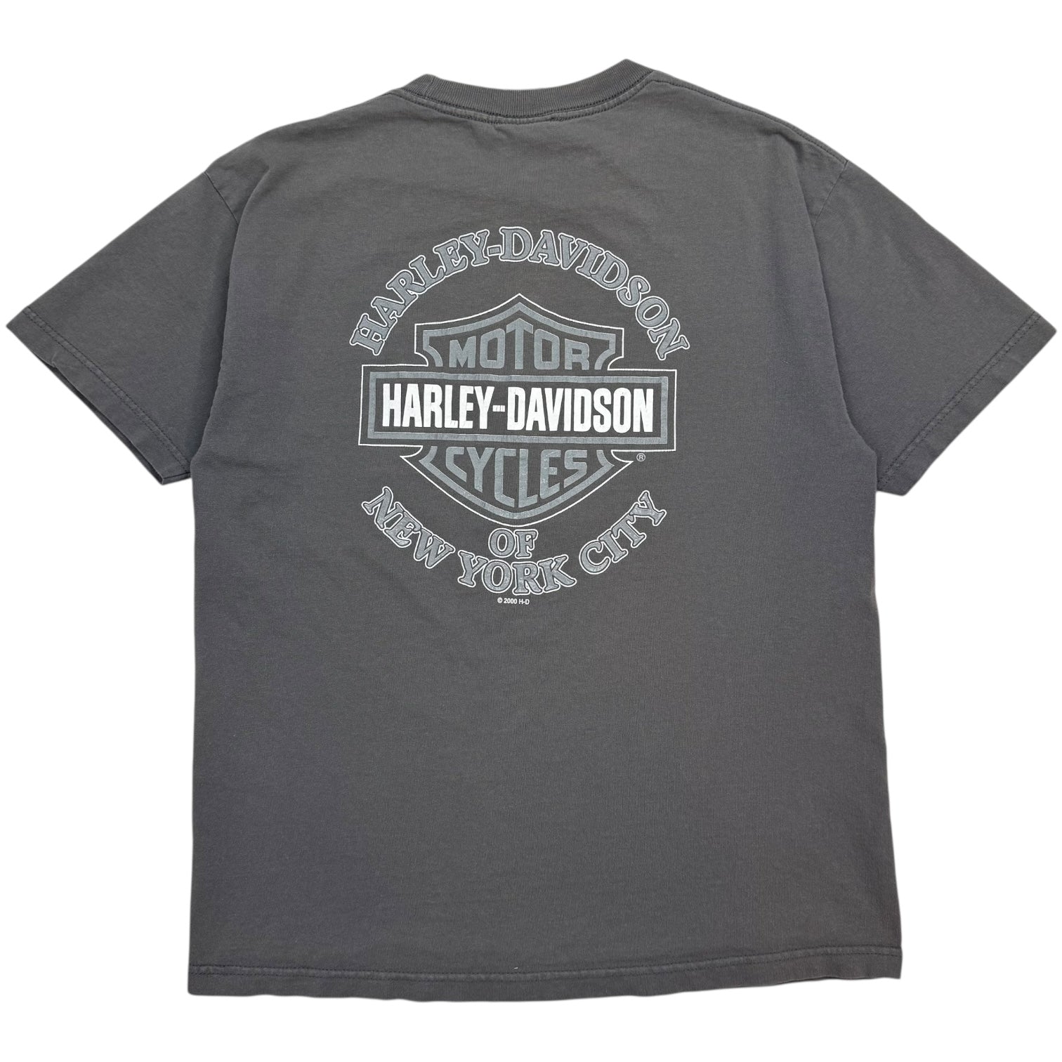 2000 Harley Davidson Of New York City Tee Grey
