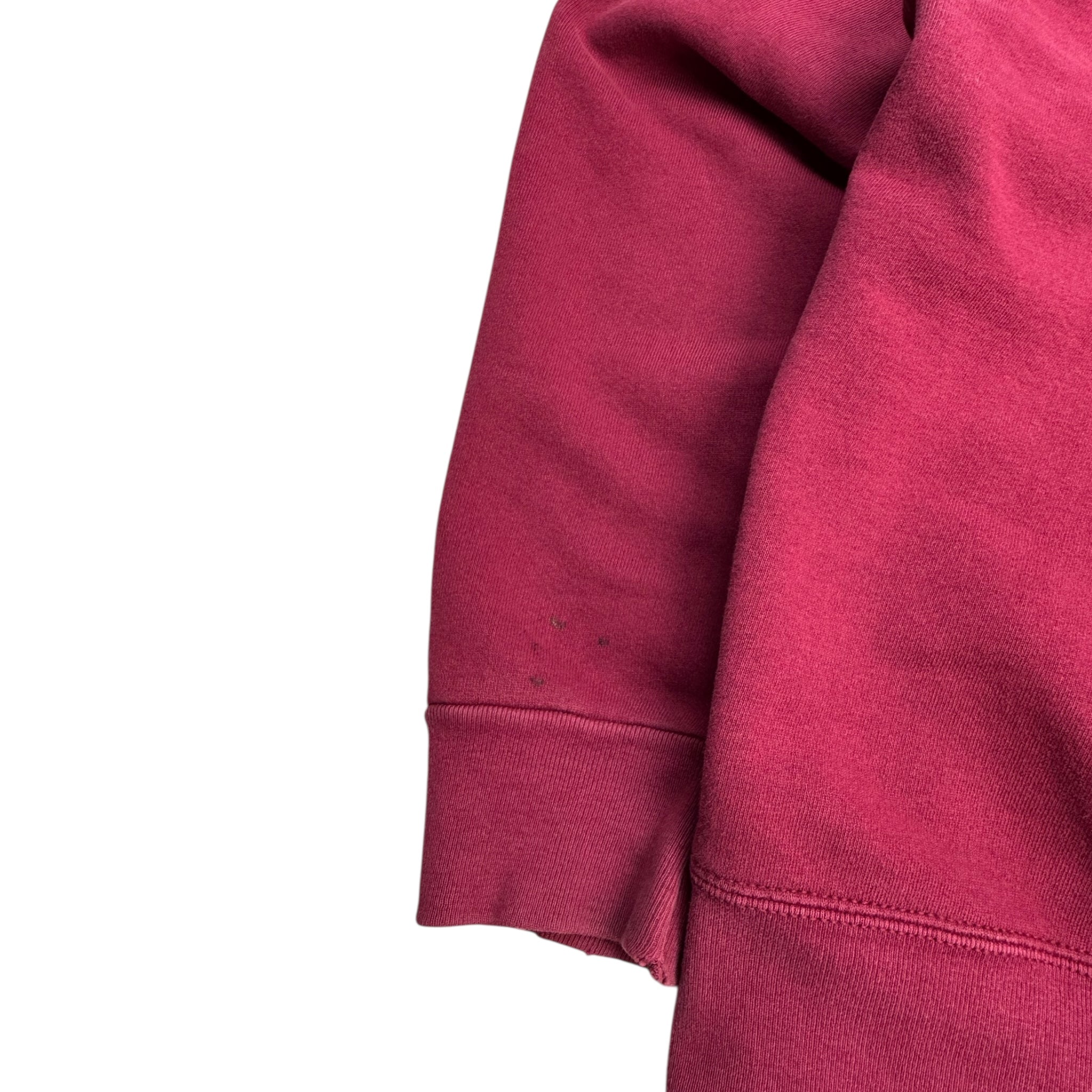 Vintage Y2K Pig Wheels Skateboard Hoodie Burgundy