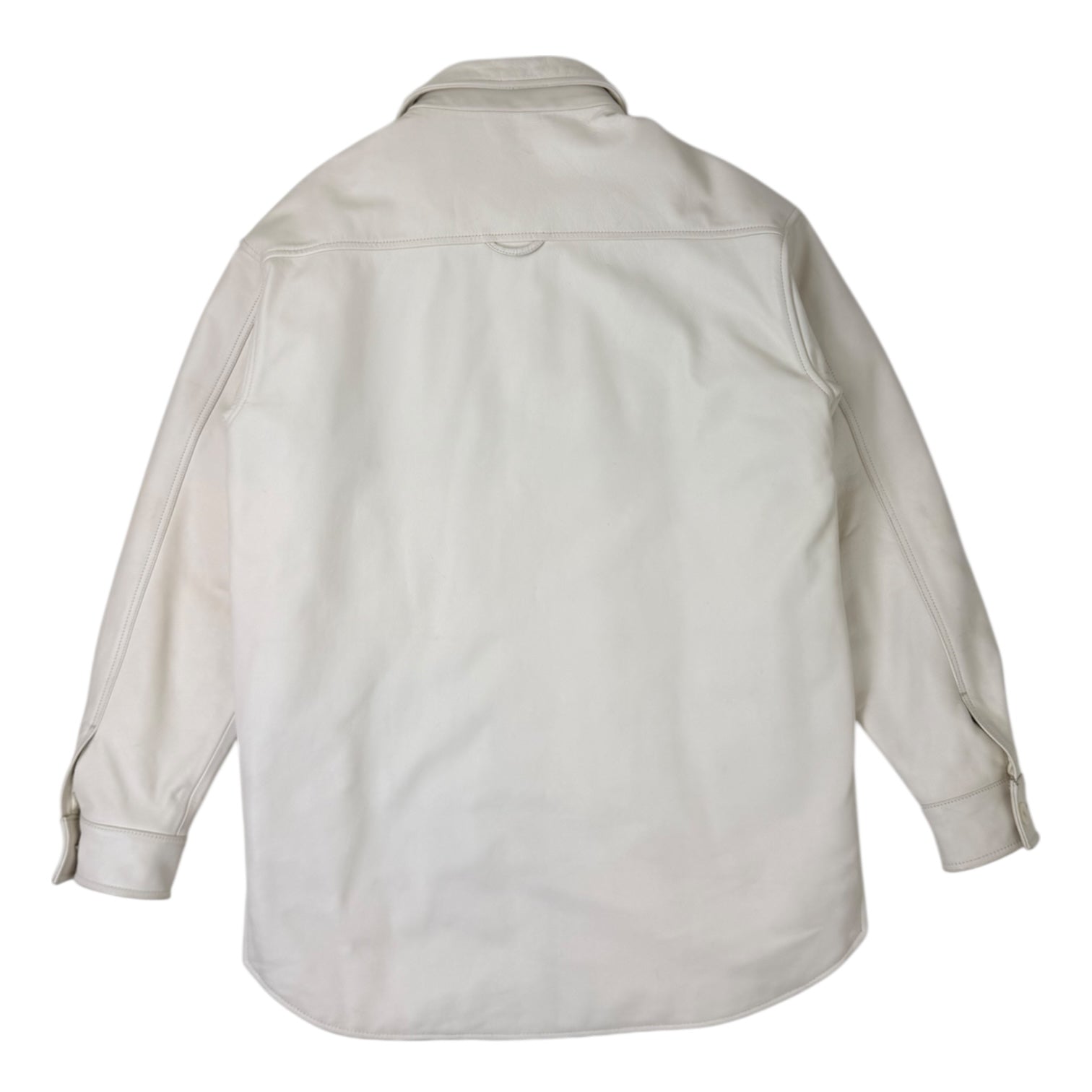 Maison Margiela x H&M Padded Leather Shirt Jacket White