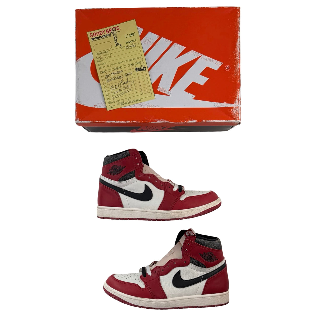 Jordan 1 High Chicago Lost and Found (Used)