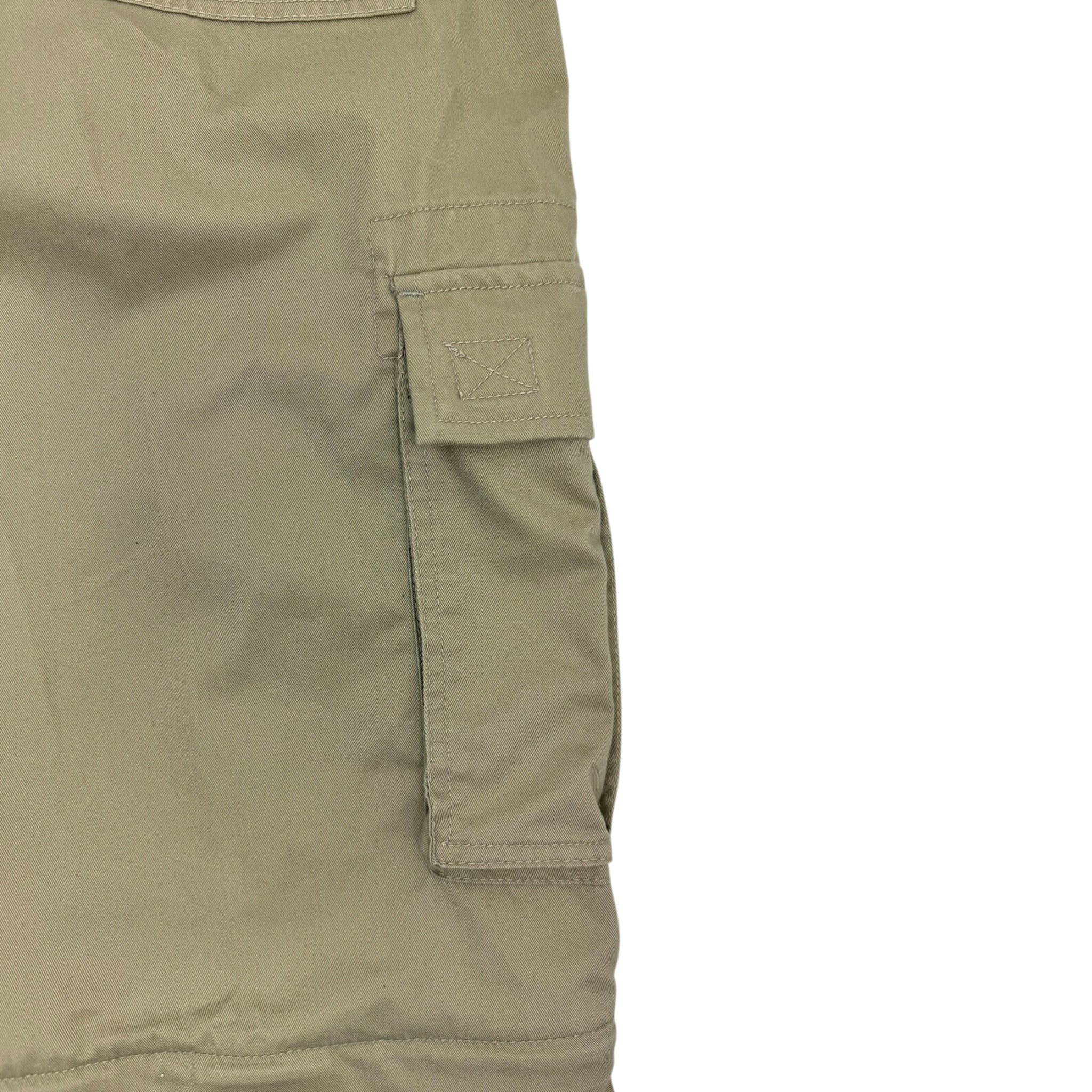 Vintage Bugle Boy Hybrid Cargo Pants Formal Taupe