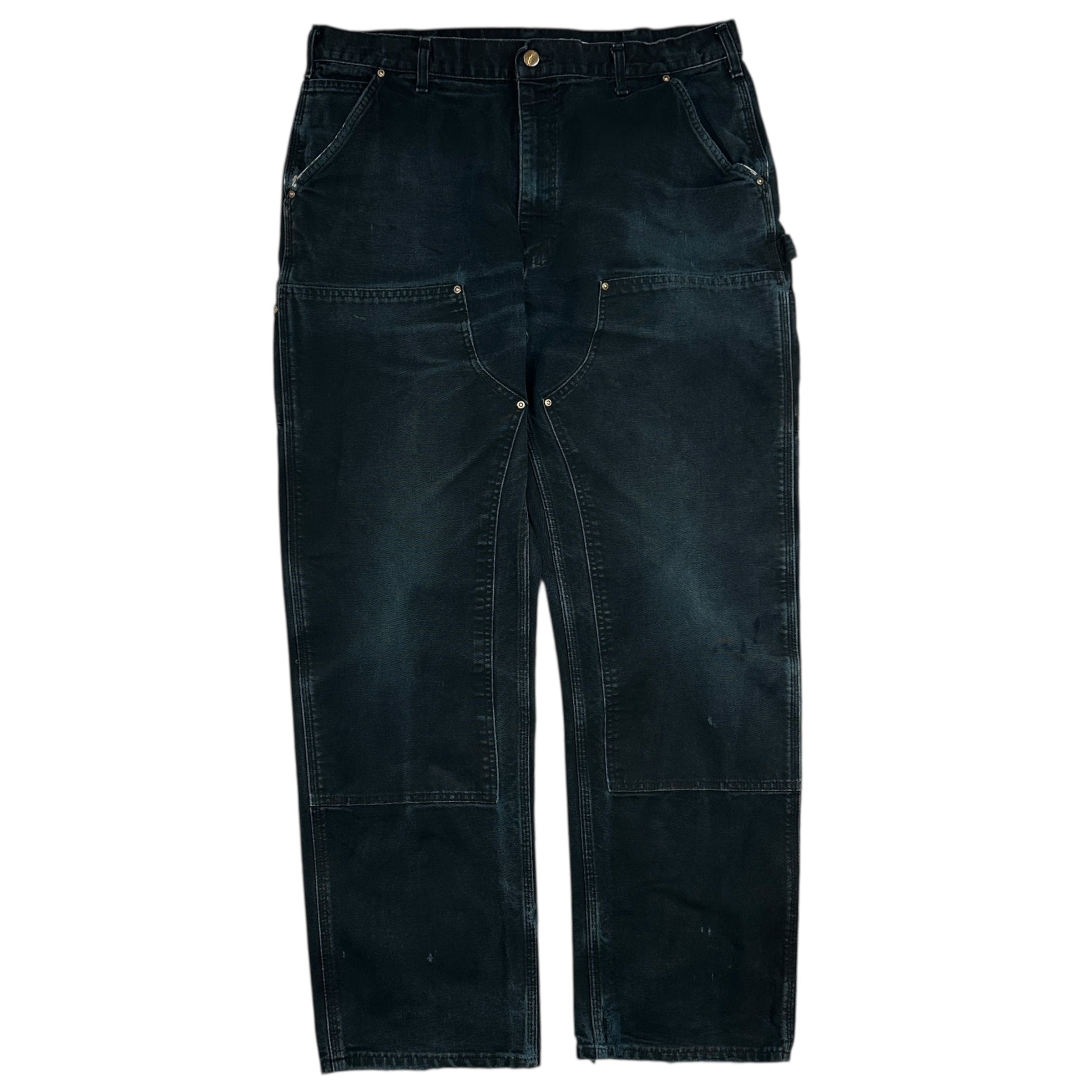 Vintage Carhartt Double Knee Cargo Pants Black